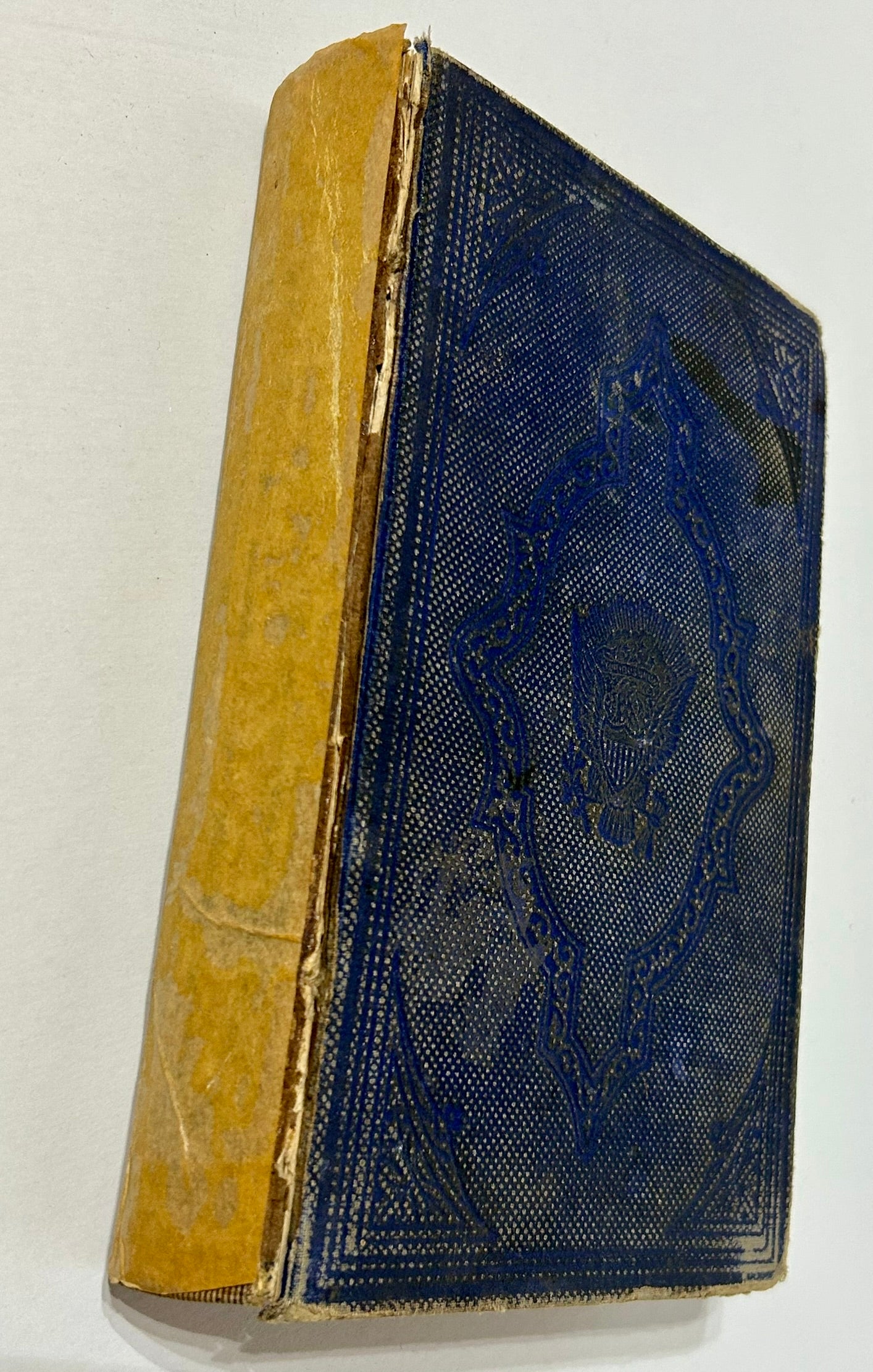 U.S. ARMY 1861 REGULATIONS BOOK WITH IDENTIFIED CIVIL WAR SOLDIER INSCRIPTIONS