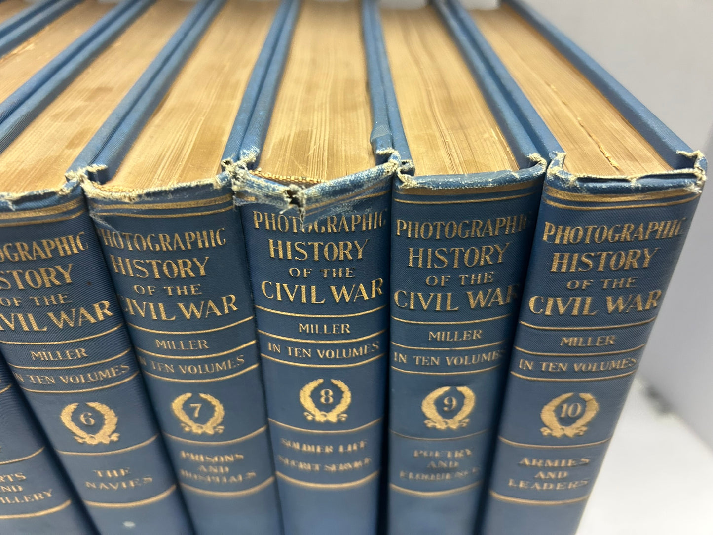 PHOTOGRAPHIC HISTORY OF CIVIL WAR 1911 TEN VOLUME SET