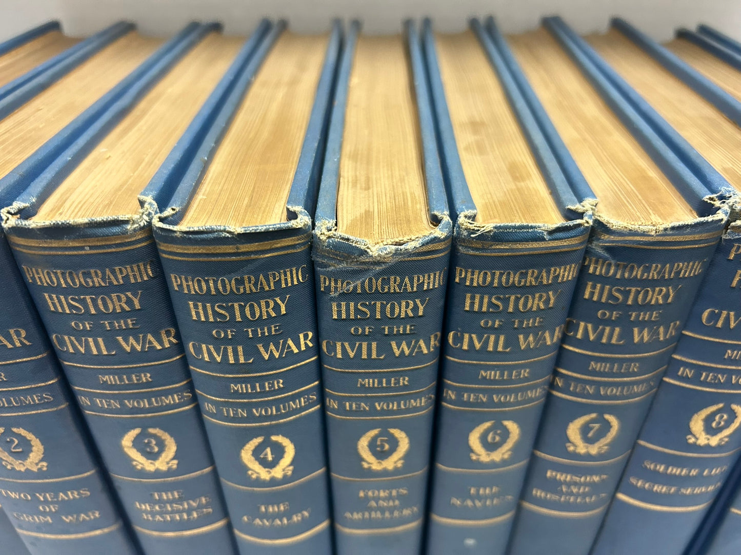 PHOTOGRAPHIC HISTORY OF CIVIL WAR 1911 TEN VOLUME SET