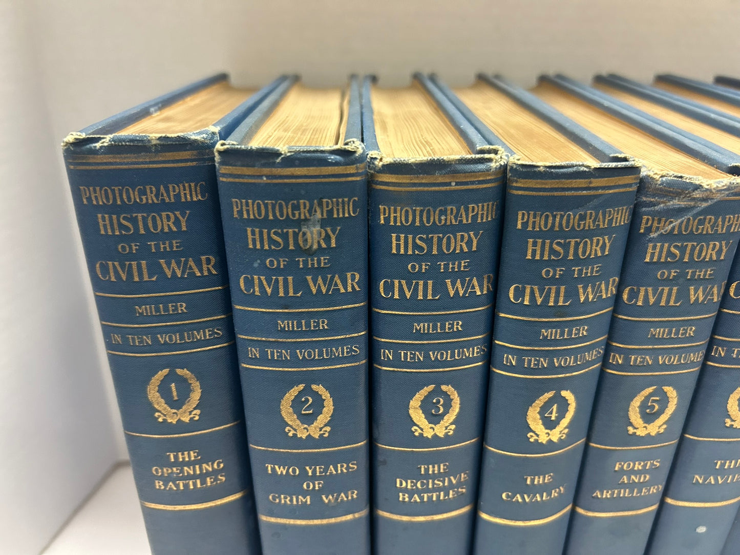 PHOTOGRAPHIC HISTORY OF CIVIL WAR 1911 TEN VOLUME SET