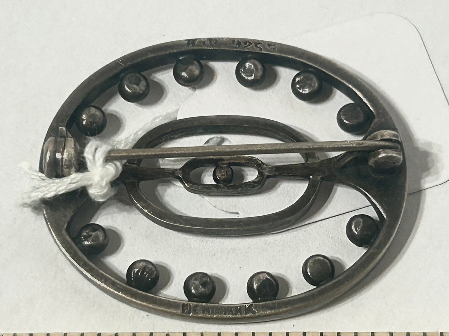 HANS HANSEN DANISH MODERN SILVER PIN