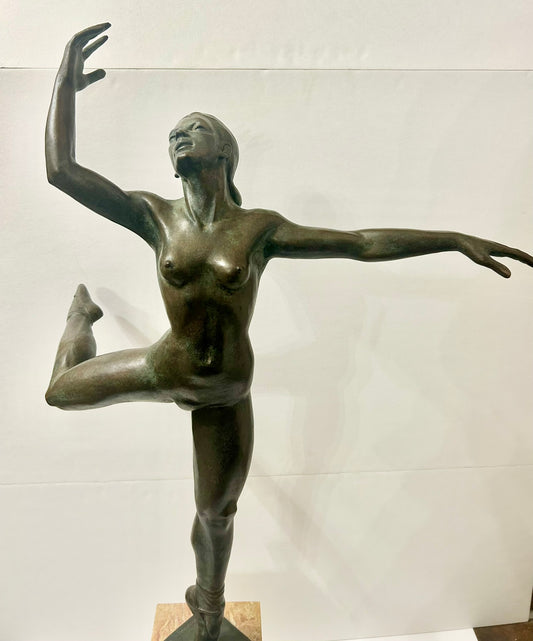 BRONZE BALLERINA SCULPTURE BY CLEMENTE SPAMPINATO