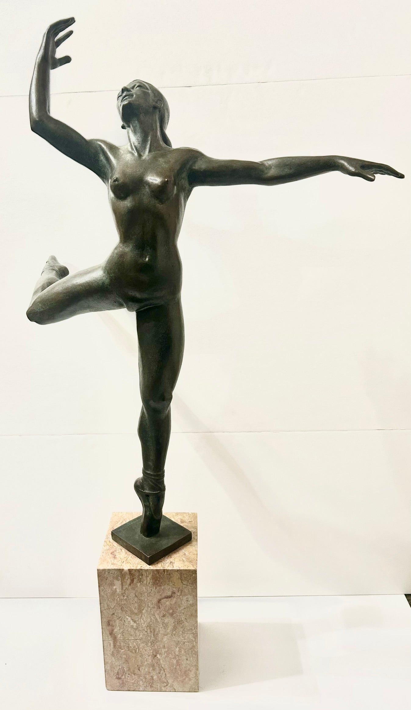 BRONZE BALLERINA SCULPTURE BY CLEMENTE SPAMPINATO