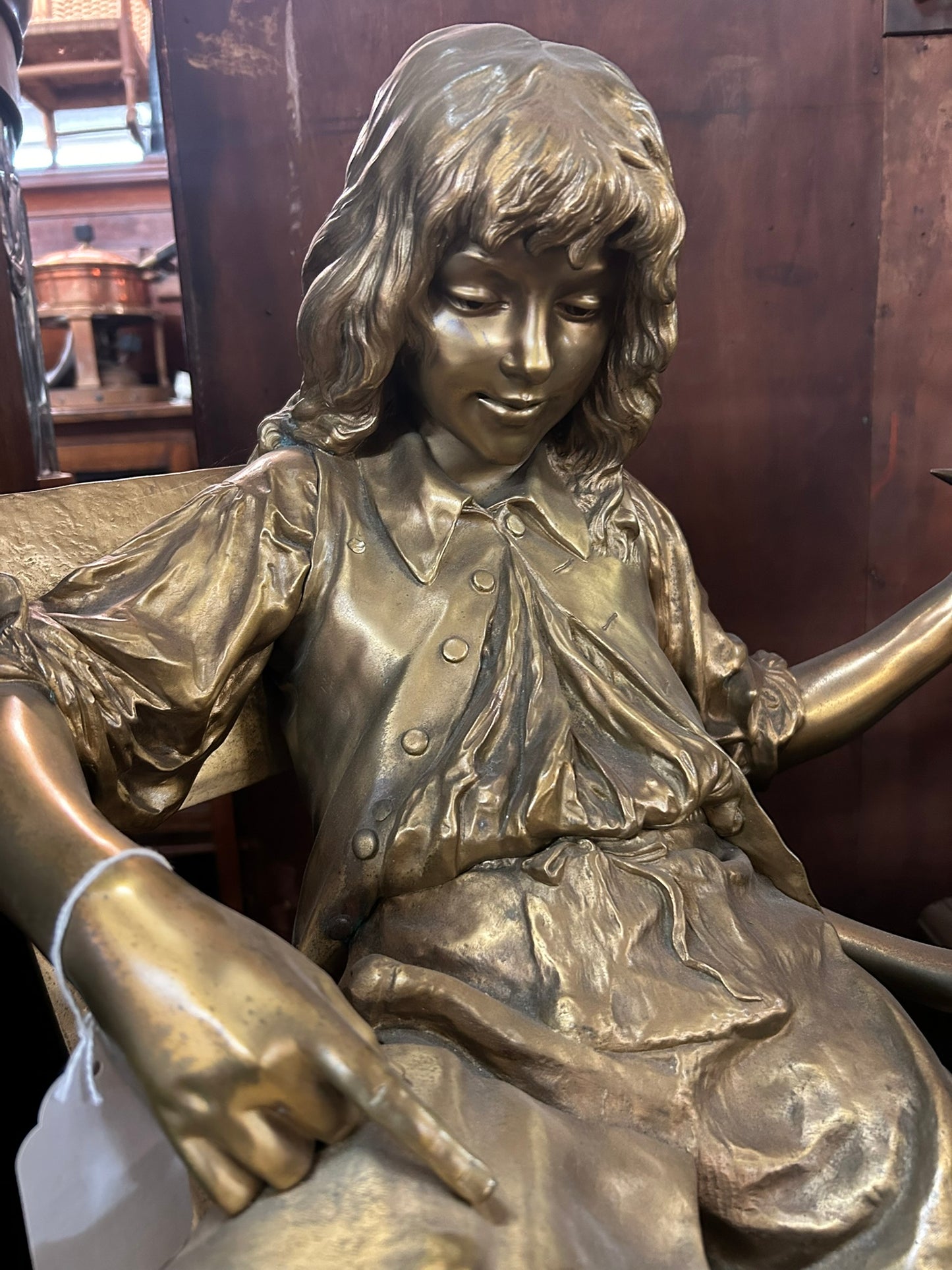ADRIEN ETIENNE GAUDEZ FRENCH BRONZE SCULPTURE