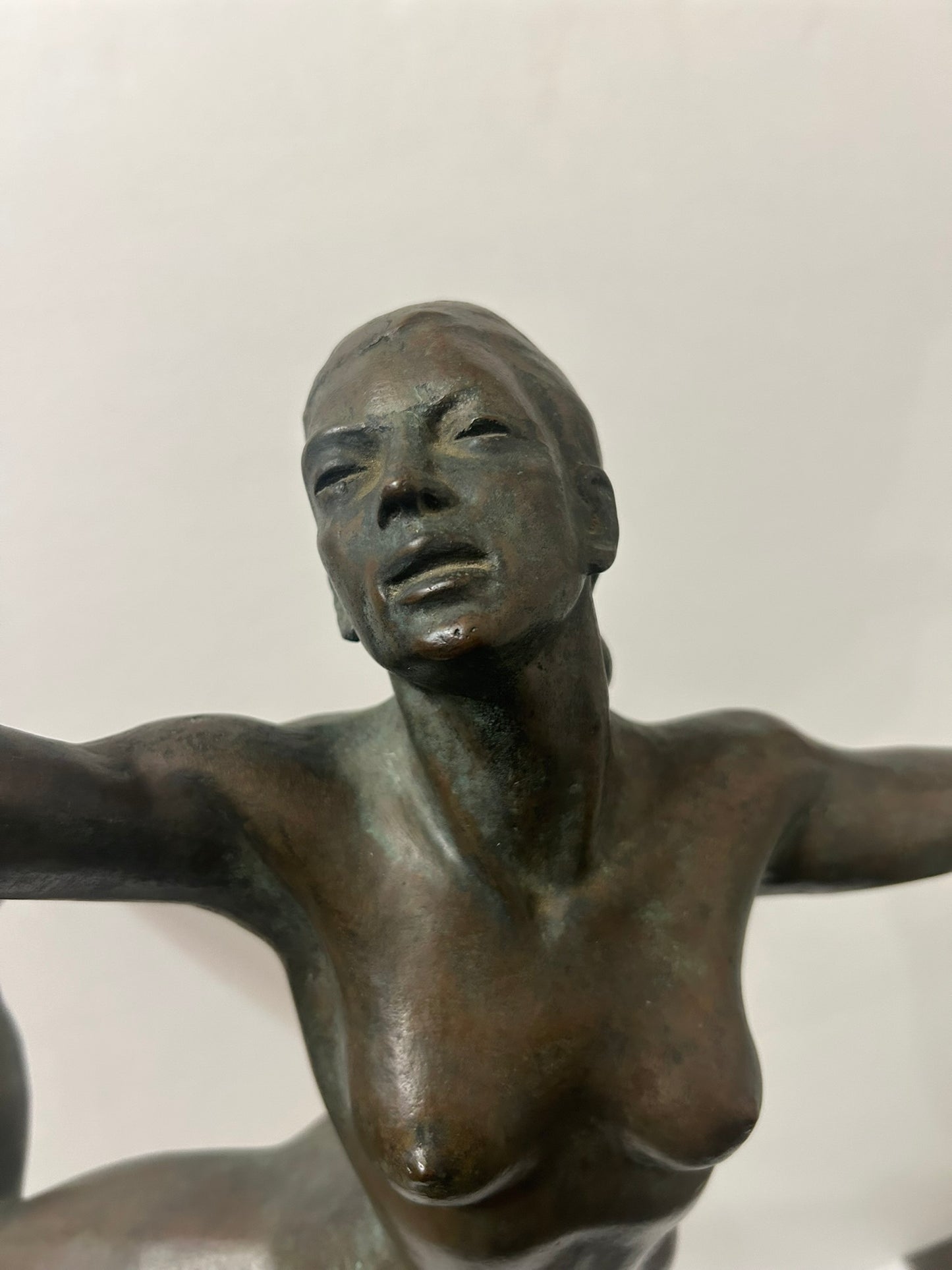 BRONZE BALLERINA SCULPTURE BY CLEMENTE SPAMPINATO