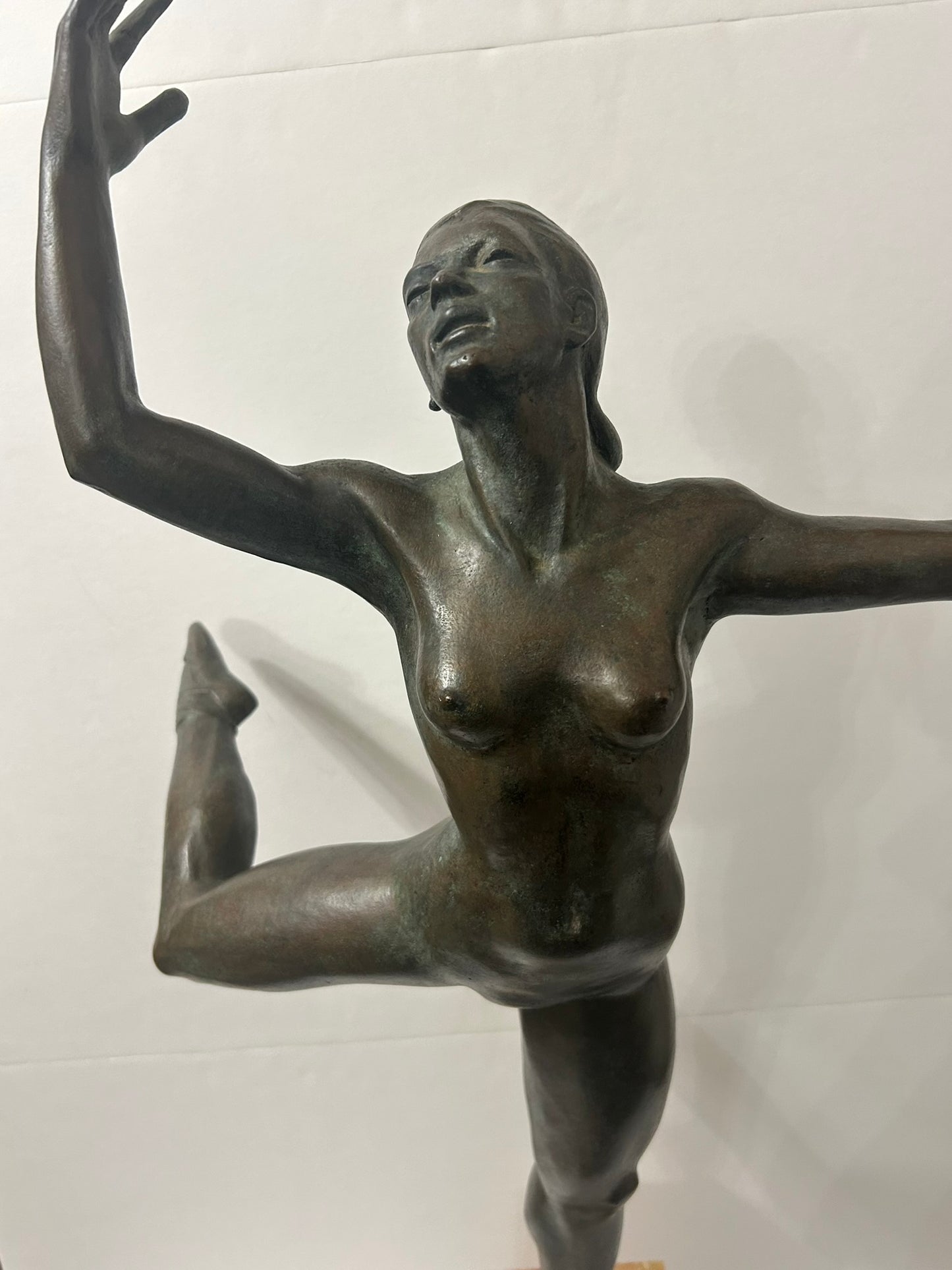 BRONZE BALLERINA SCULPTURE BY CLEMENTE SPAMPINATO