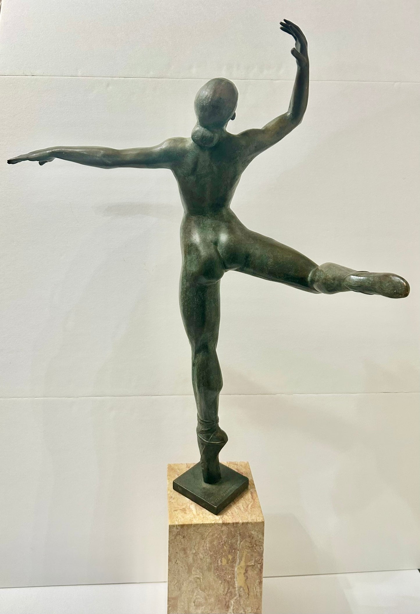 BRONZE BALLERINA SCULPTURE BY CLEMENTE SPAMPINATO