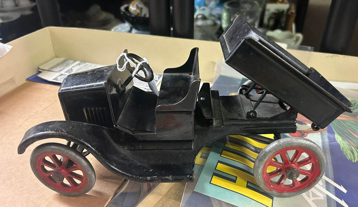 BUDDY L MODEL T TOY DUMP TRUCK