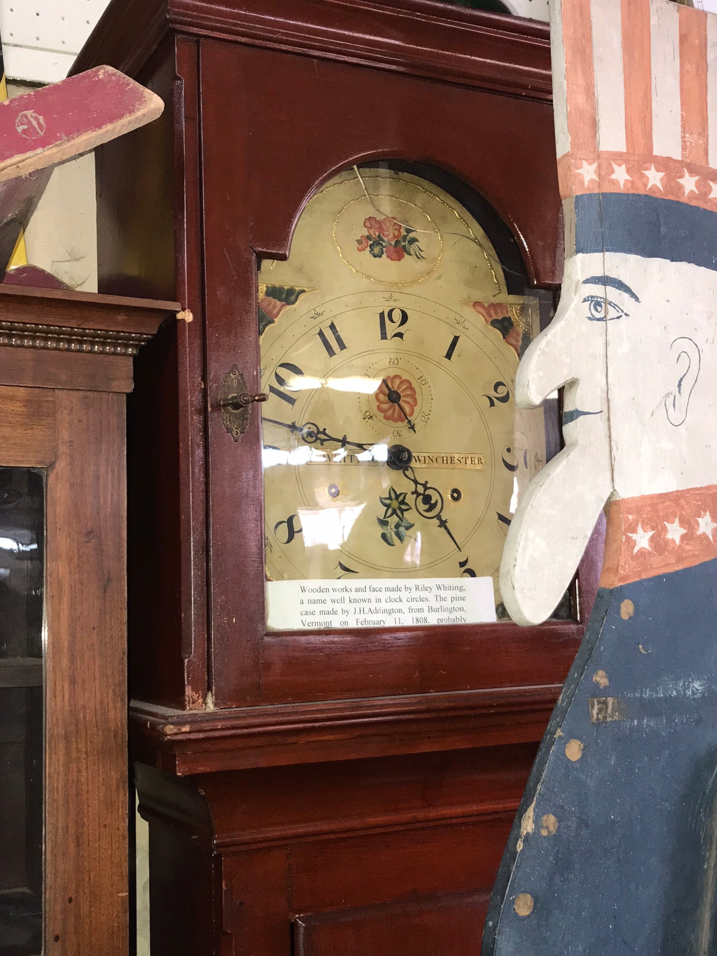 Sample of some antique clocks in inventory