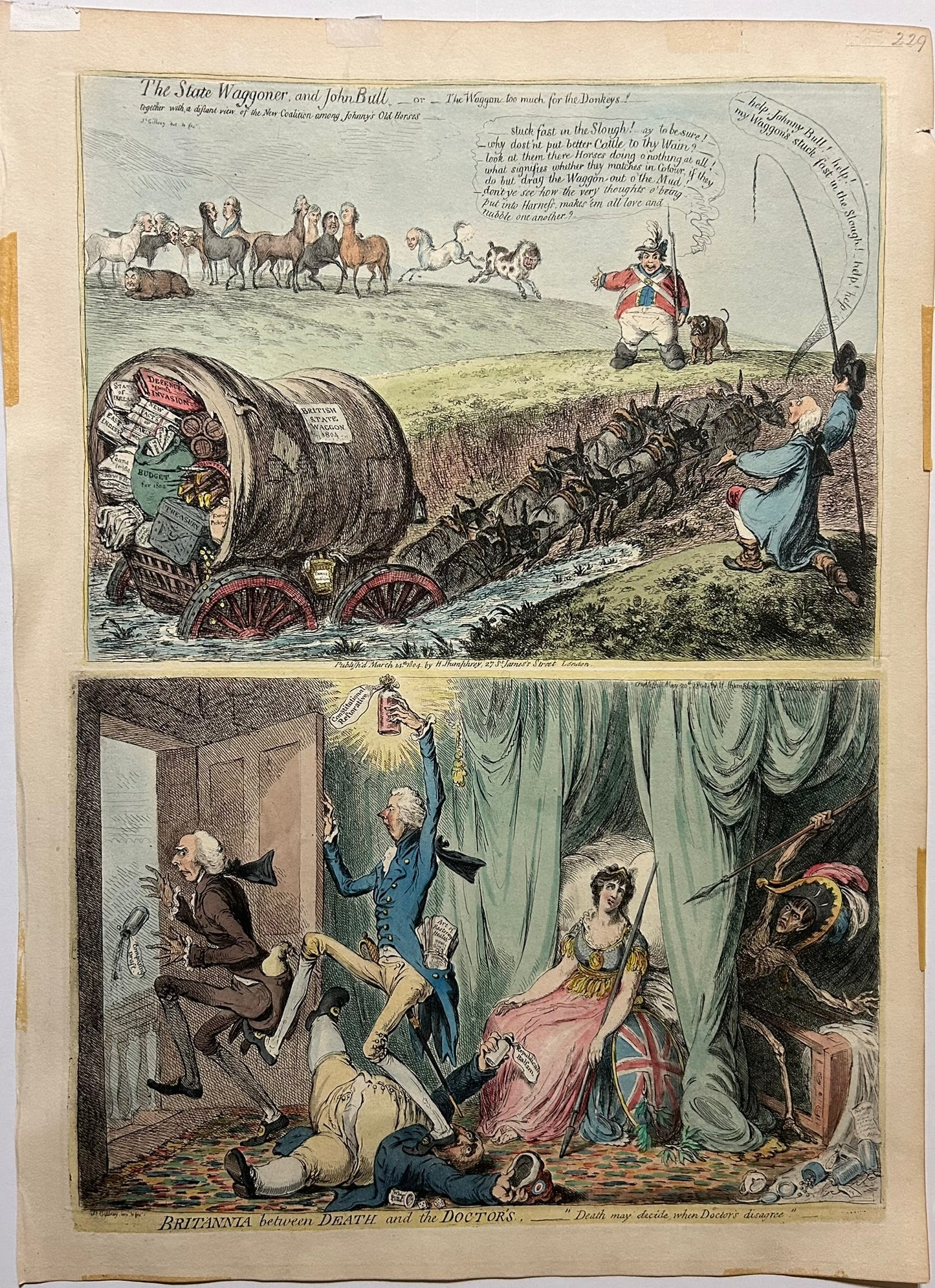 ANTIQUE COPPER ENGRAVINGS BY H. HUMPHREY