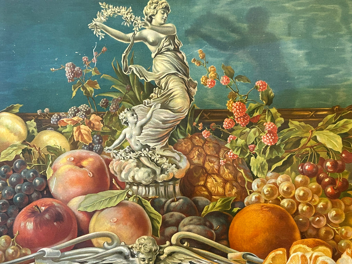TRUE FRUIT ANTIQUE ADVERTISING SIGN