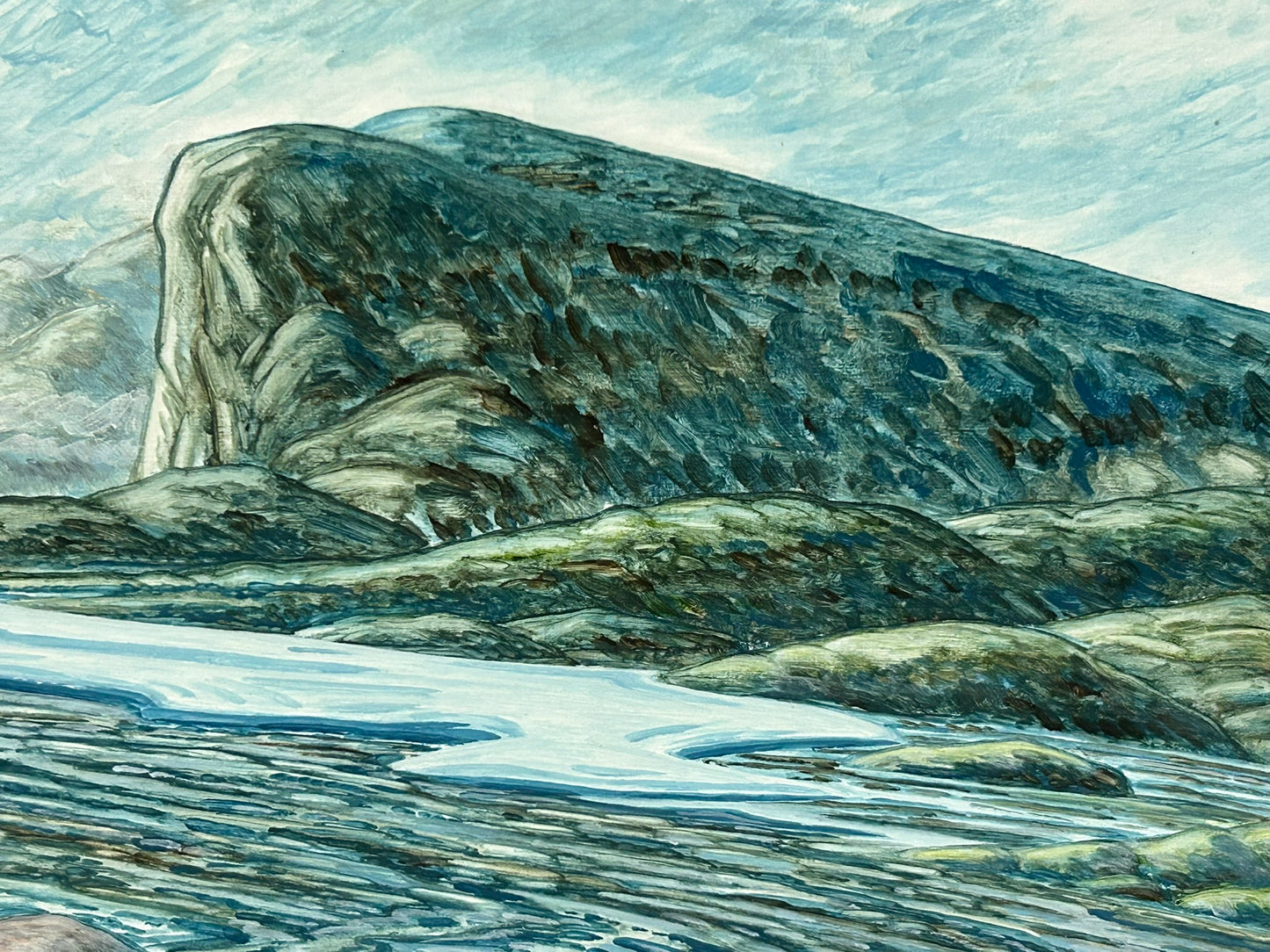 ALASKA SCENE PAINTING BY ROBERT WILLIAM HEAD