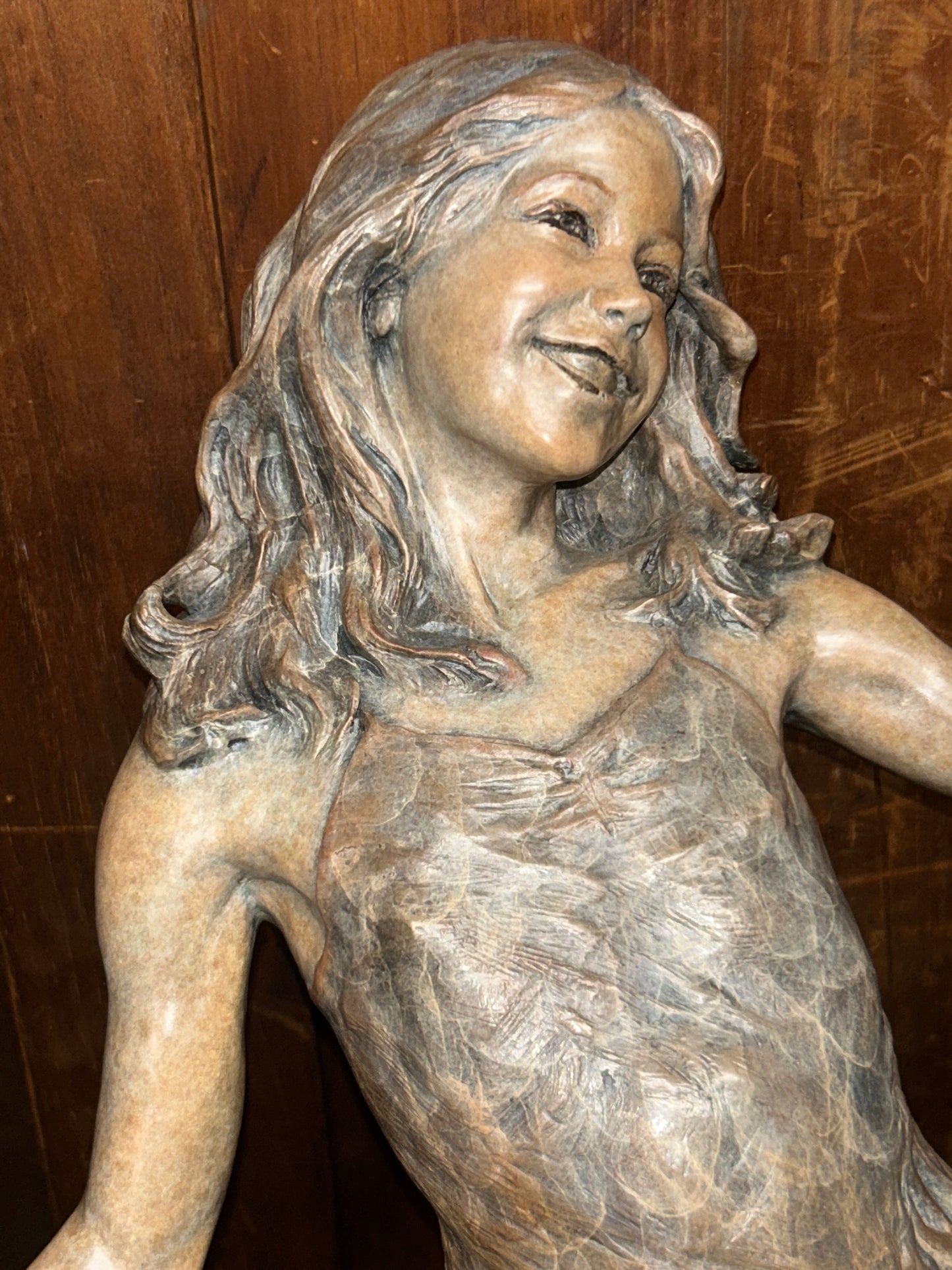 ANGELA MIA DE LA VEGA BRONZE SCULPTURE "DANCING DELIGHT"