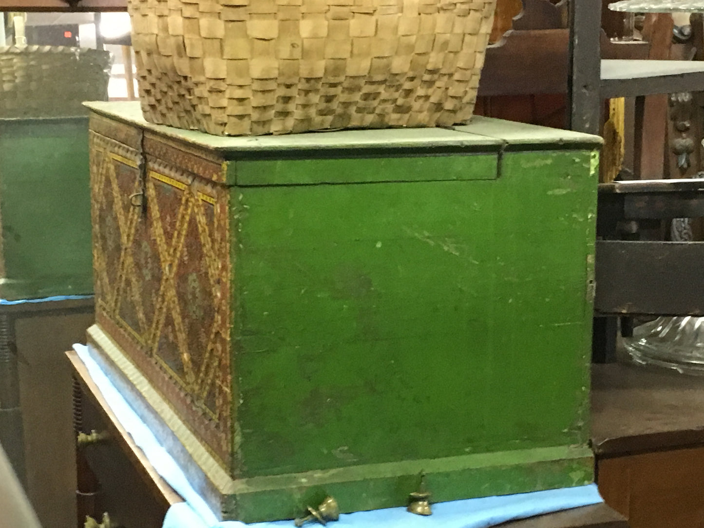 MIDEASTERN INLAID 1800'S CHEST