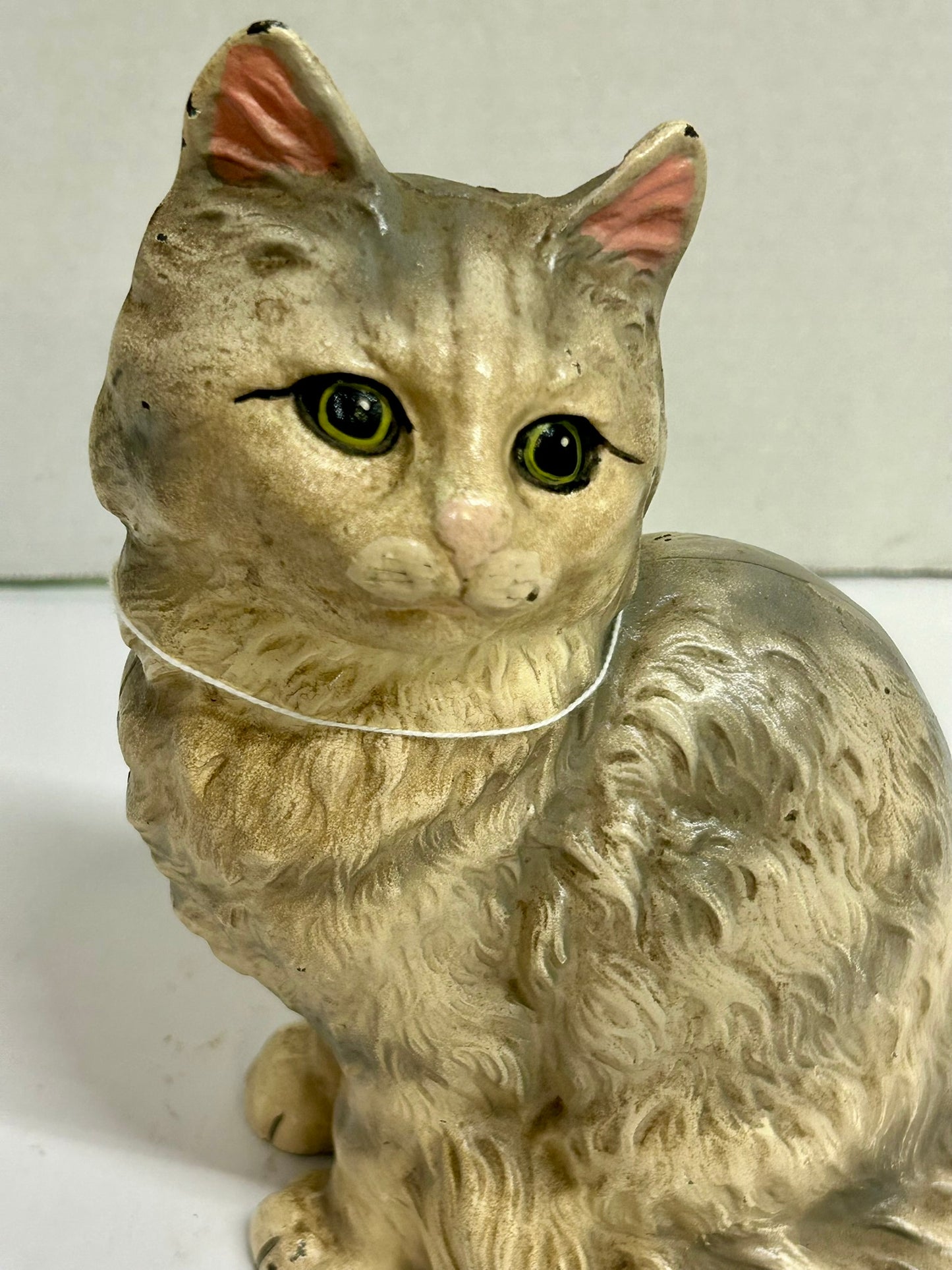 CAST IRON SITTING CAT DOORSTOP BY HUBLEY
