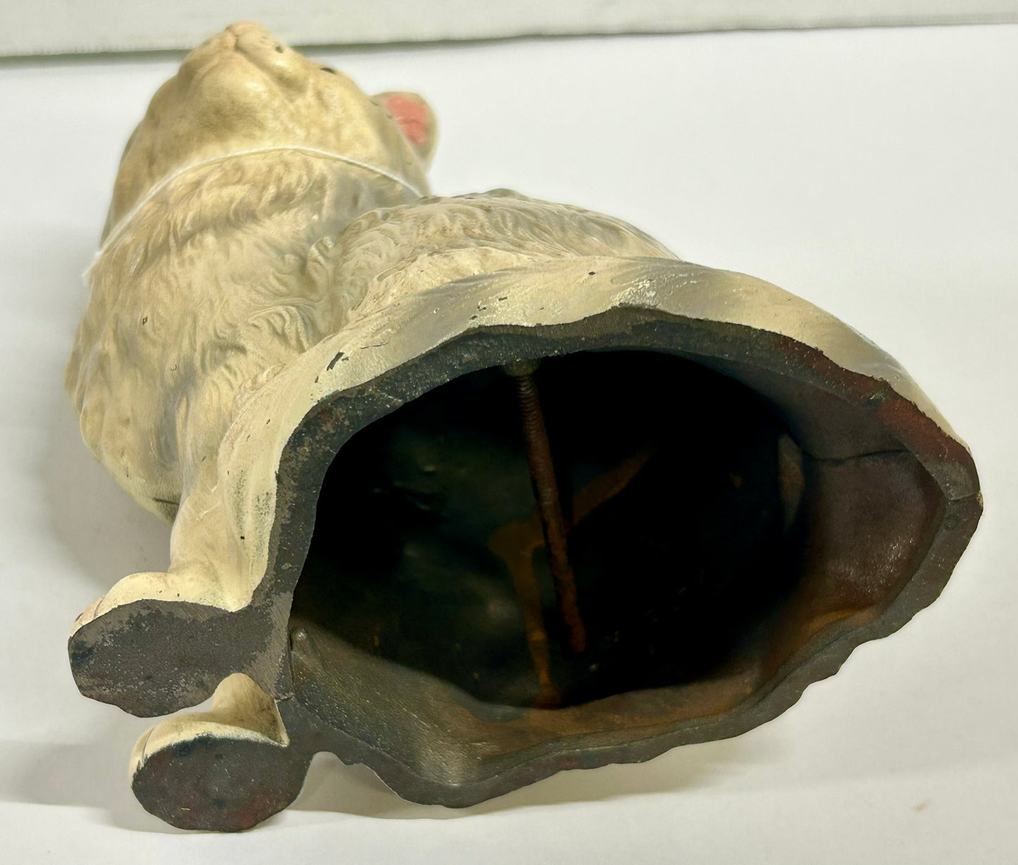 CAST IRON SITTING CAT DOORSTOP BY HUBLEY