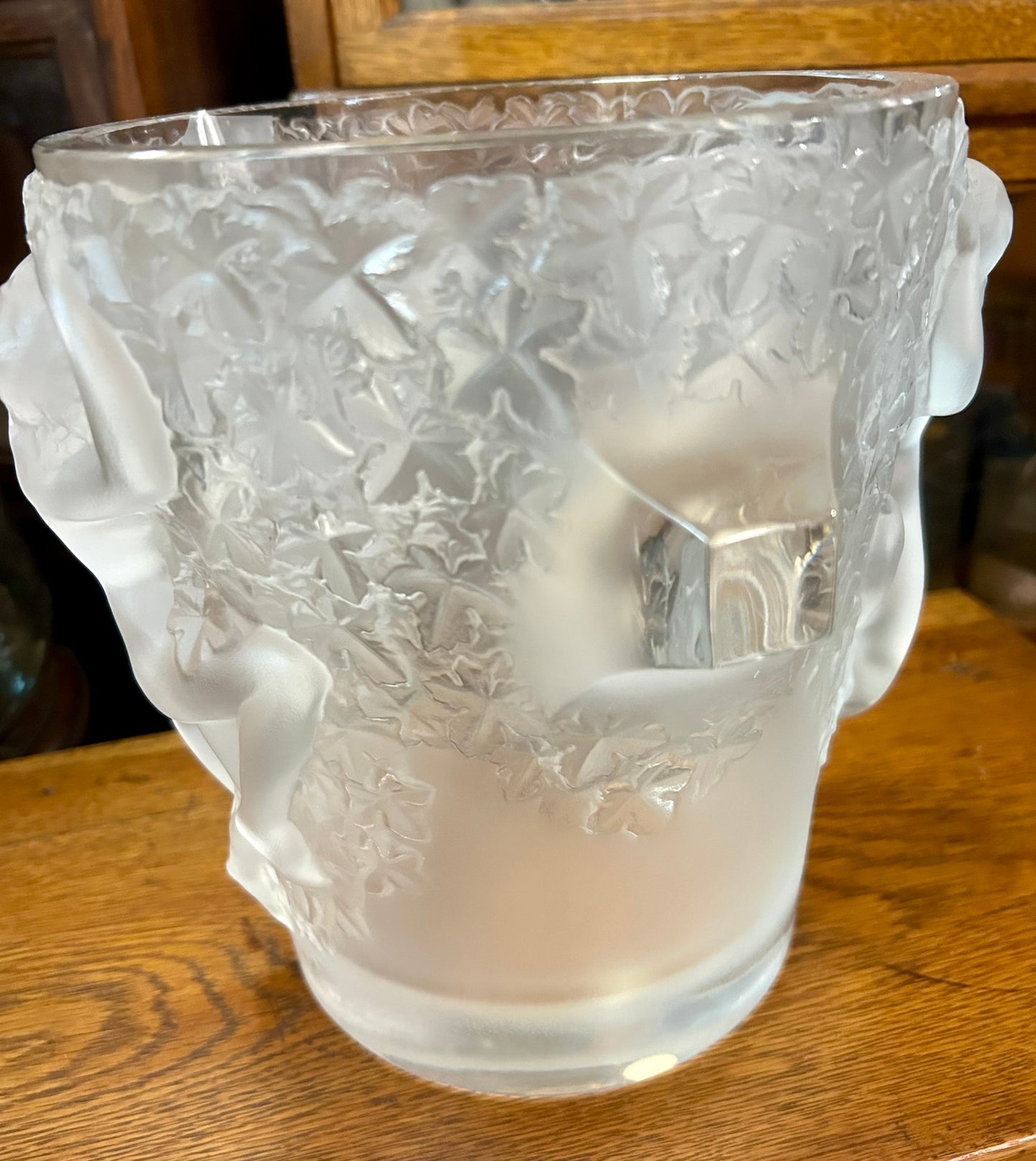 LALIQUE DANCING NUDES ICE BUCKET