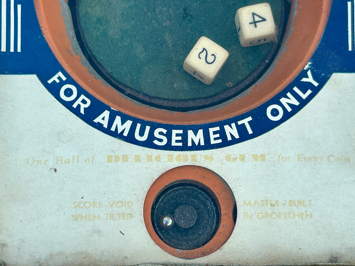 DICE-O-MATIC TRADE SIMULATOR GAMING MACHINE 1934