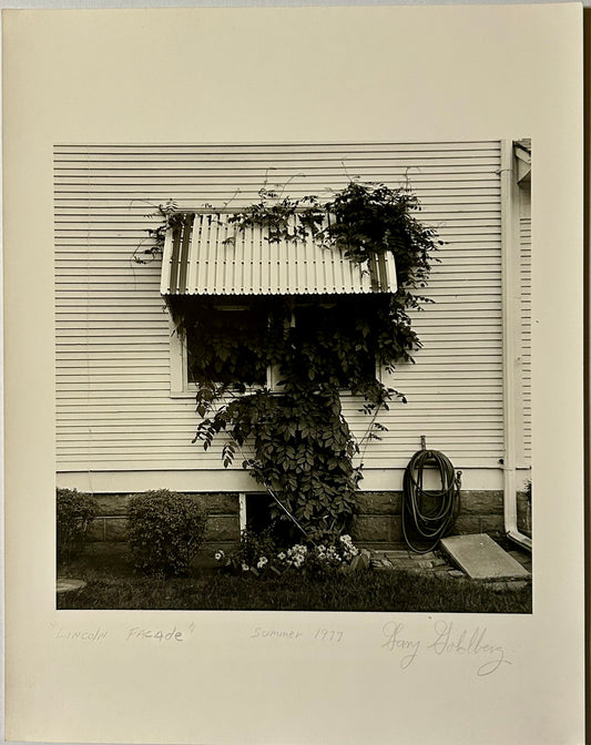 GARY GOLDBERG PHOTOGRAPH "LINCOLN FACADE" SUMMER 1977