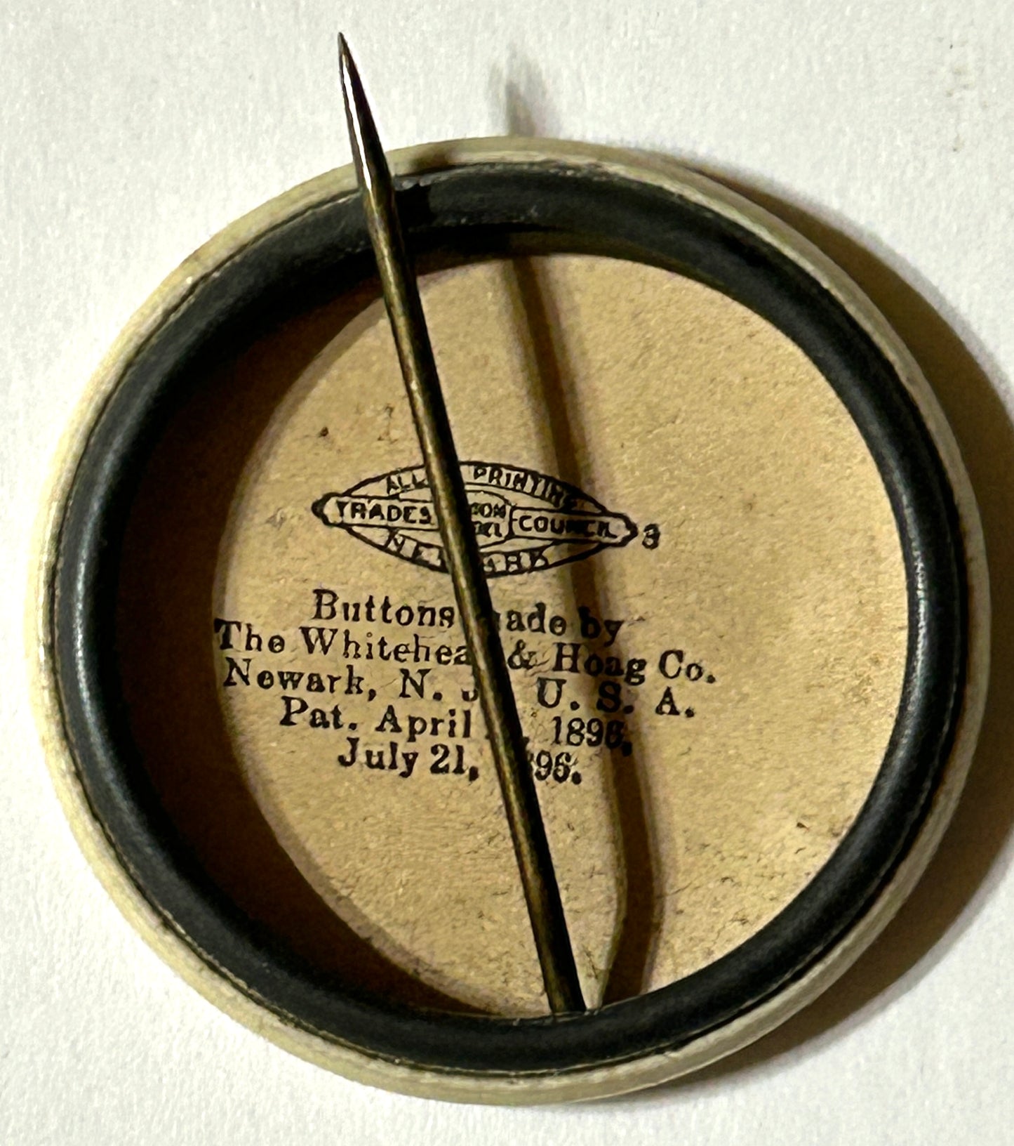 AURORA NEBRASKA ROYAL HIGHLANDERS ANTIQUE ADVERTISING PINBACK BUTTON