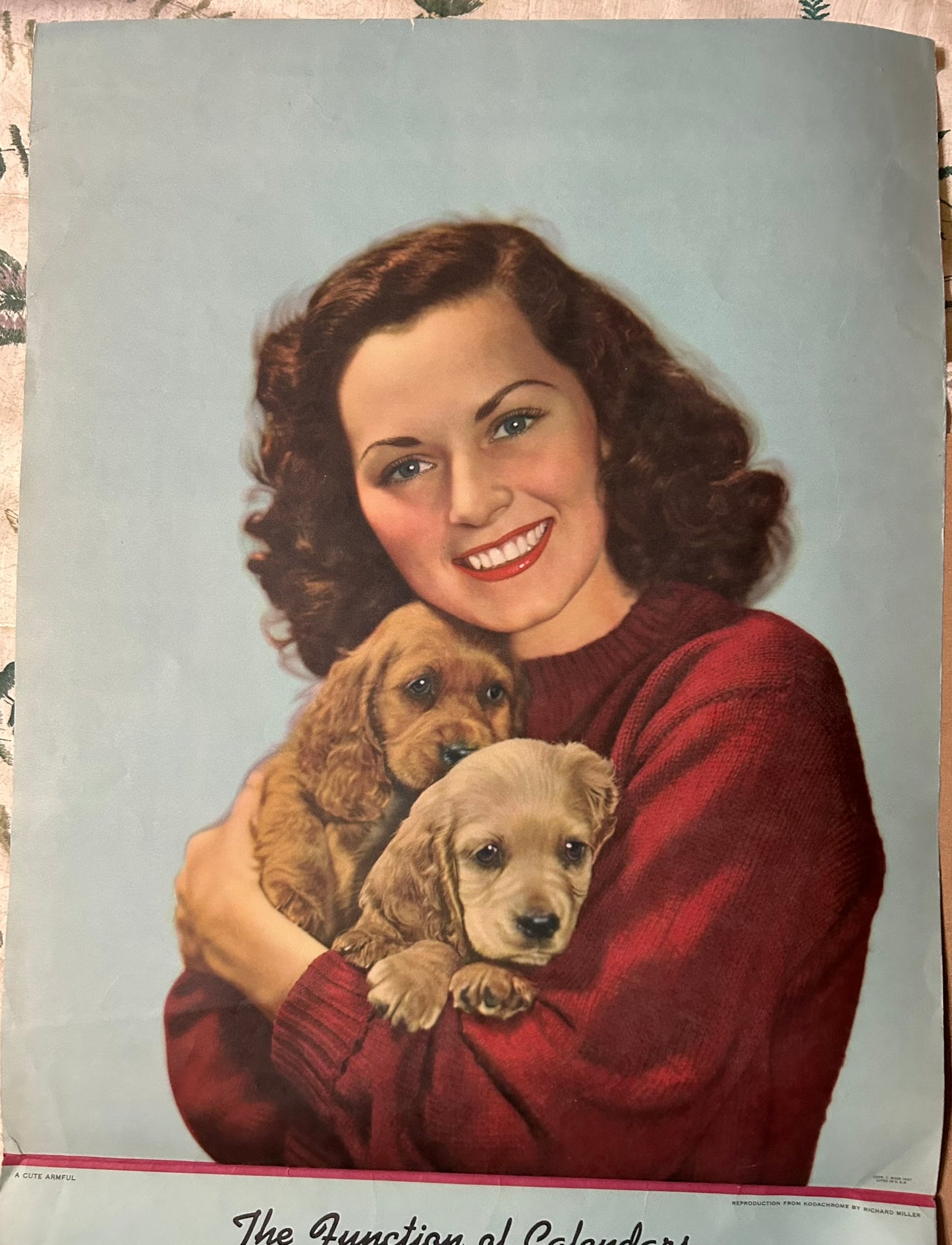 PRETTY GIRL 1950 PROTOTYPE CALENDAR