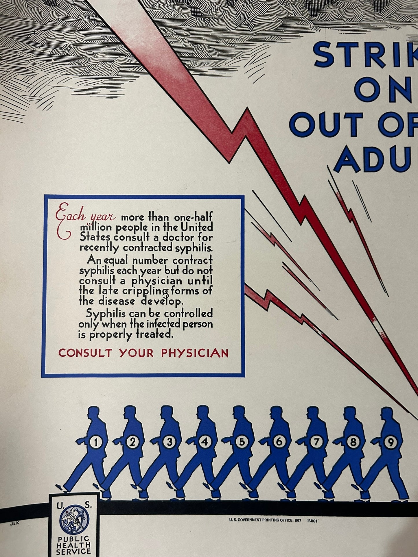 SYPHILIS 1937 POSTER