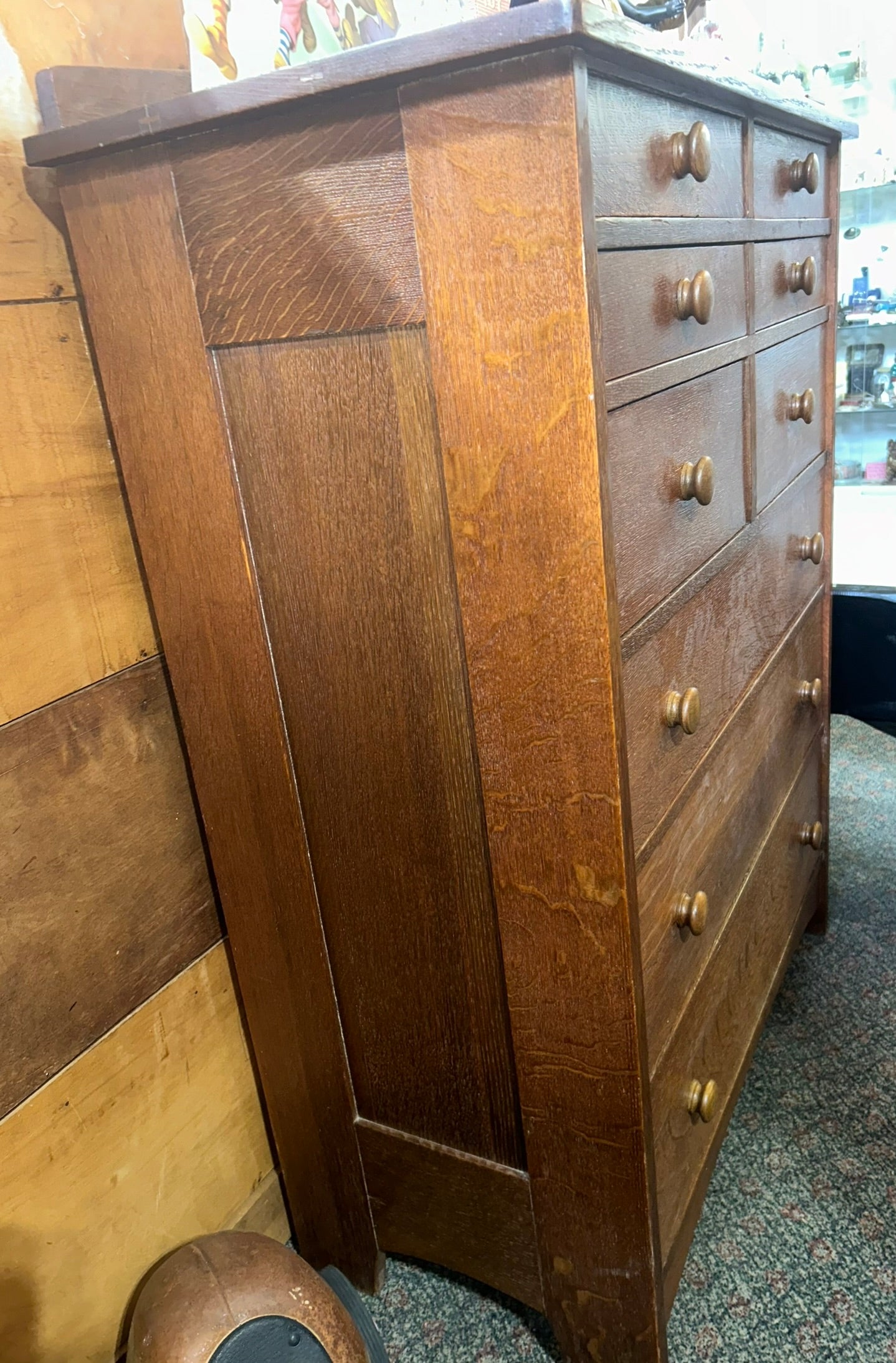 L & JG STICKLEY 9 DRAWER CHEST OF DRAWERS