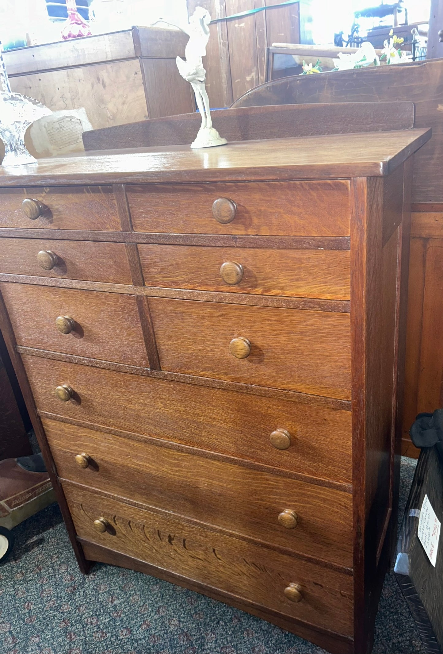 L & JG STICKLEY 9 DRAWER CHEST OF DRAWERS