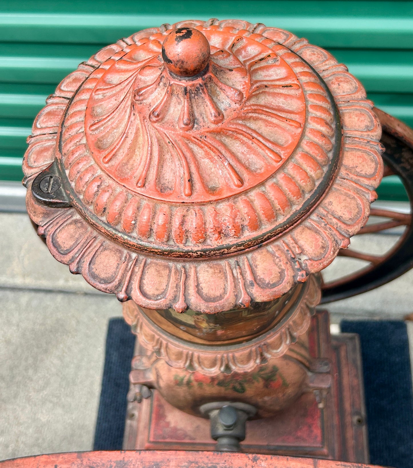ANTIQUE LANE BROTHERS SWIFT MILLS "SMOKESTACK" COFFEE GRINDER