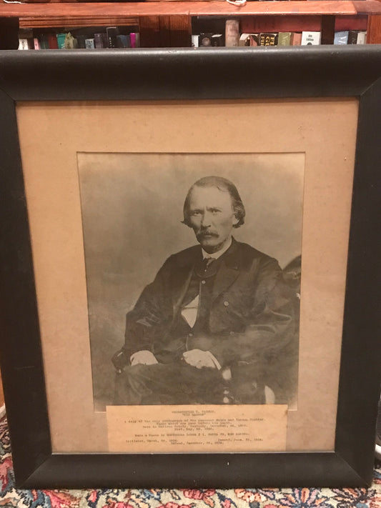 KIT CARSON LATE 1800's PHOTOGRAPH