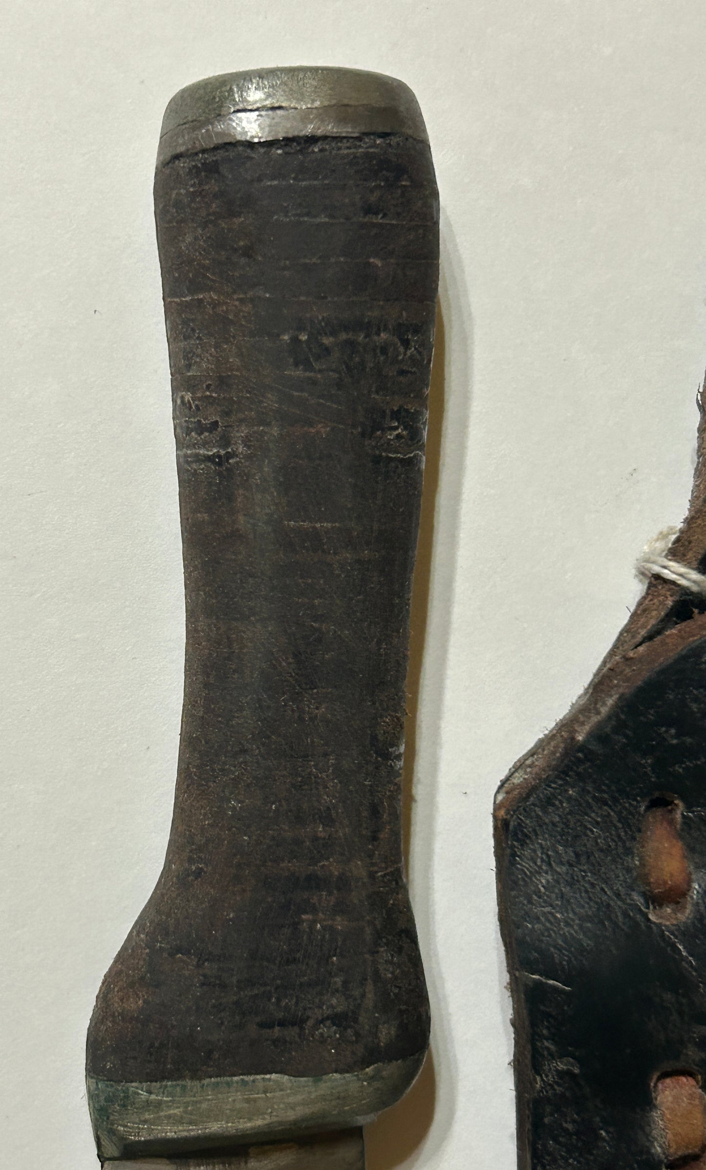 EARLY HANDMADE KNIFE AND SCABBARD