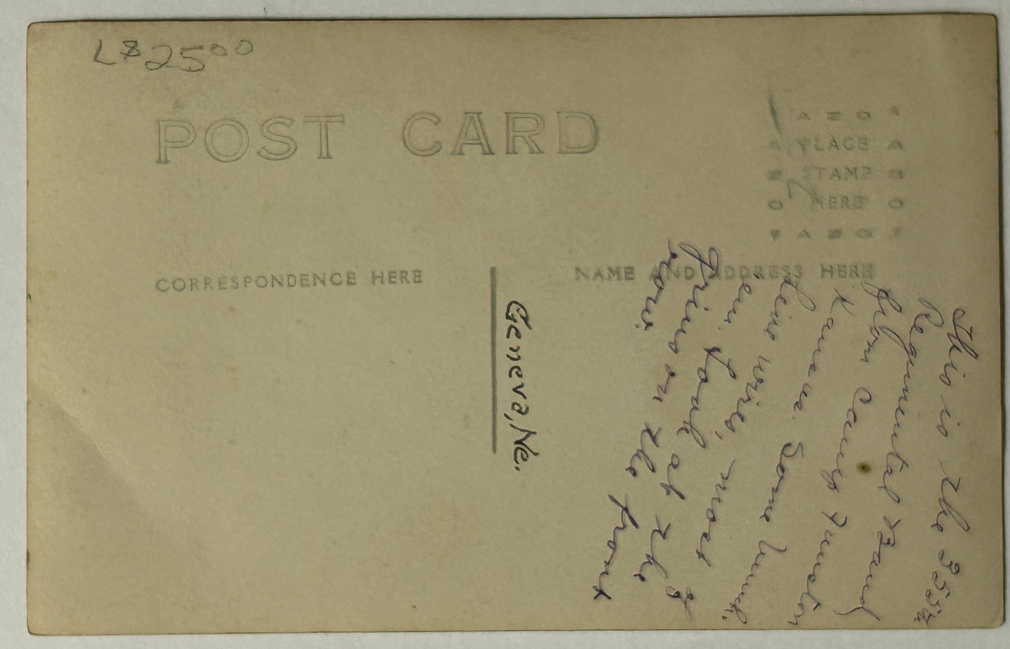 CAMP FUNSTON BAND WWI POSTCARD