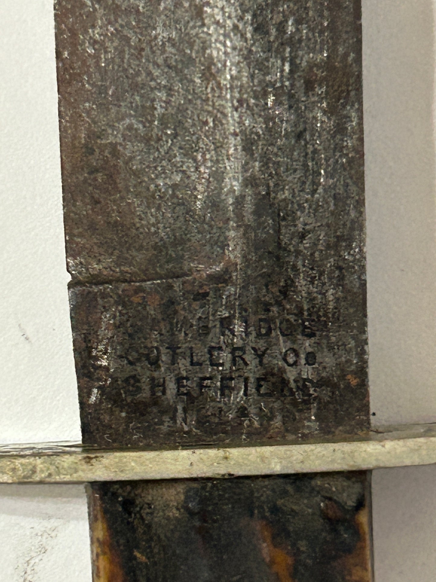 BOWIE KNIFE ANTIQUE BY CAMBRIDGE CULTERY SHEFFIELD