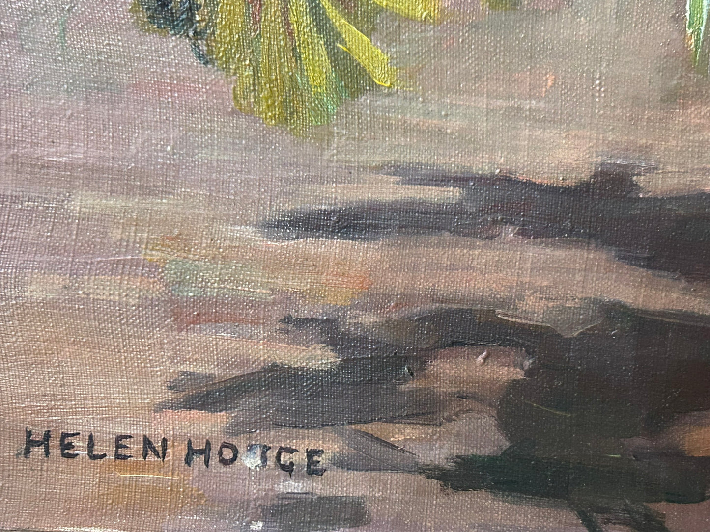 HELEN AUGUSTA ISERMAN FRANCIS HODGE - KANSAS AND CALIFORNIA ARTIST PAINTING