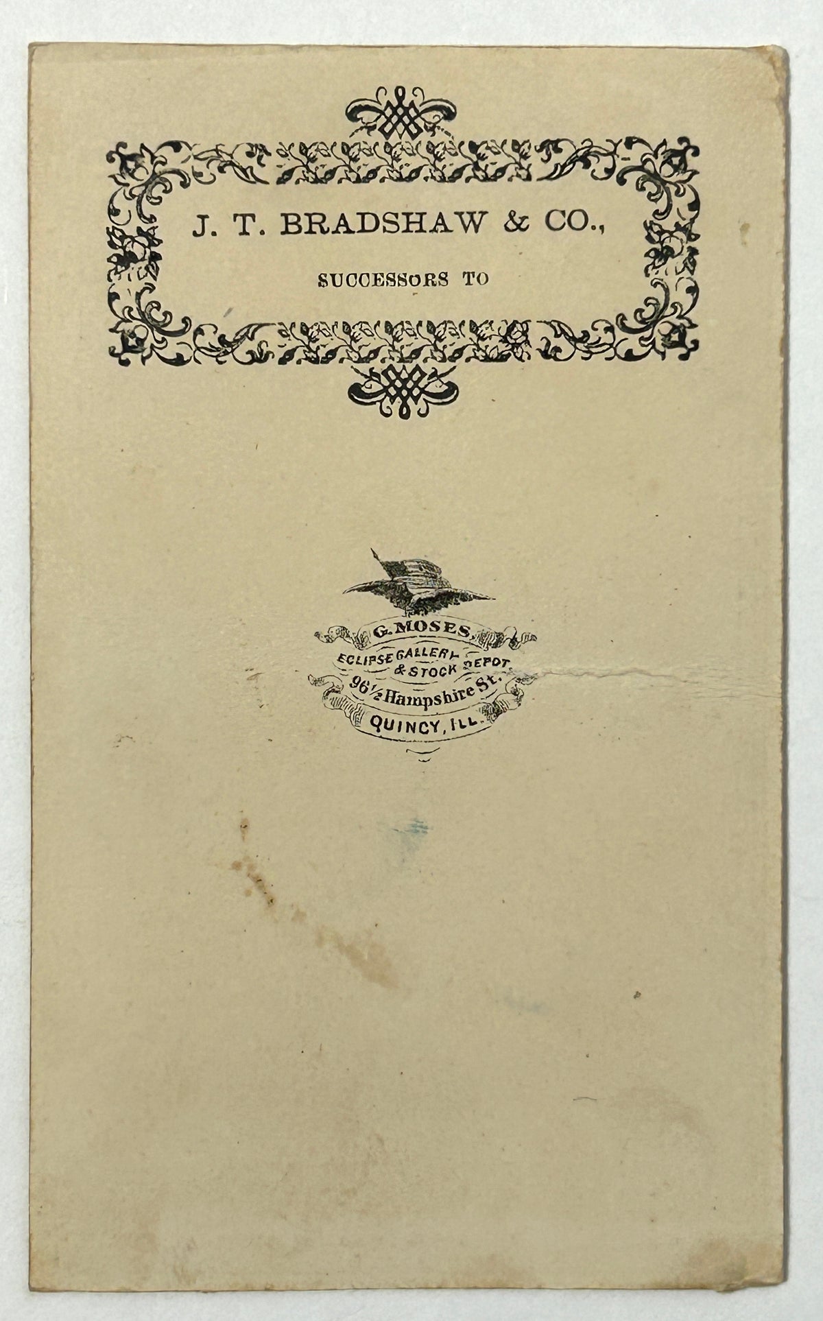 ANTIQUE CDV PHOTOGRAPH OF SIDESHOW ATTRACTION "DUKE THE $80,000 DUKE"