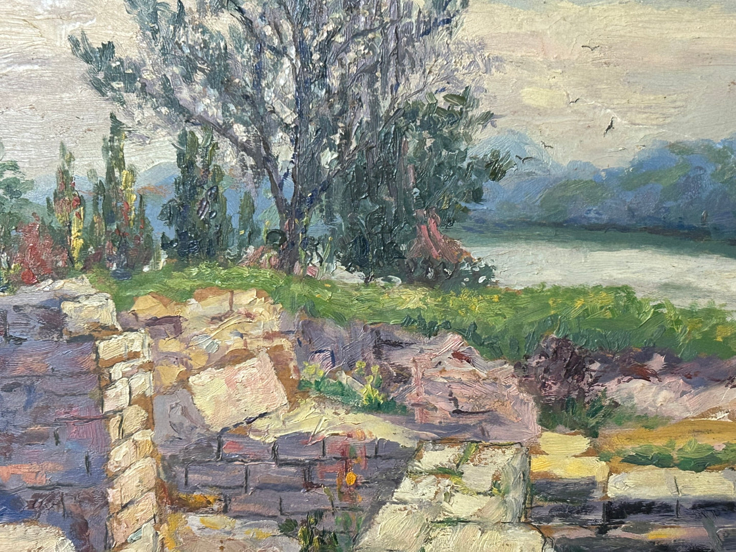 LESTER A. GILLETTE 1855-1940 - KANSAS, MASS. AND OHIO ARTIST FLORIDA PAINTING