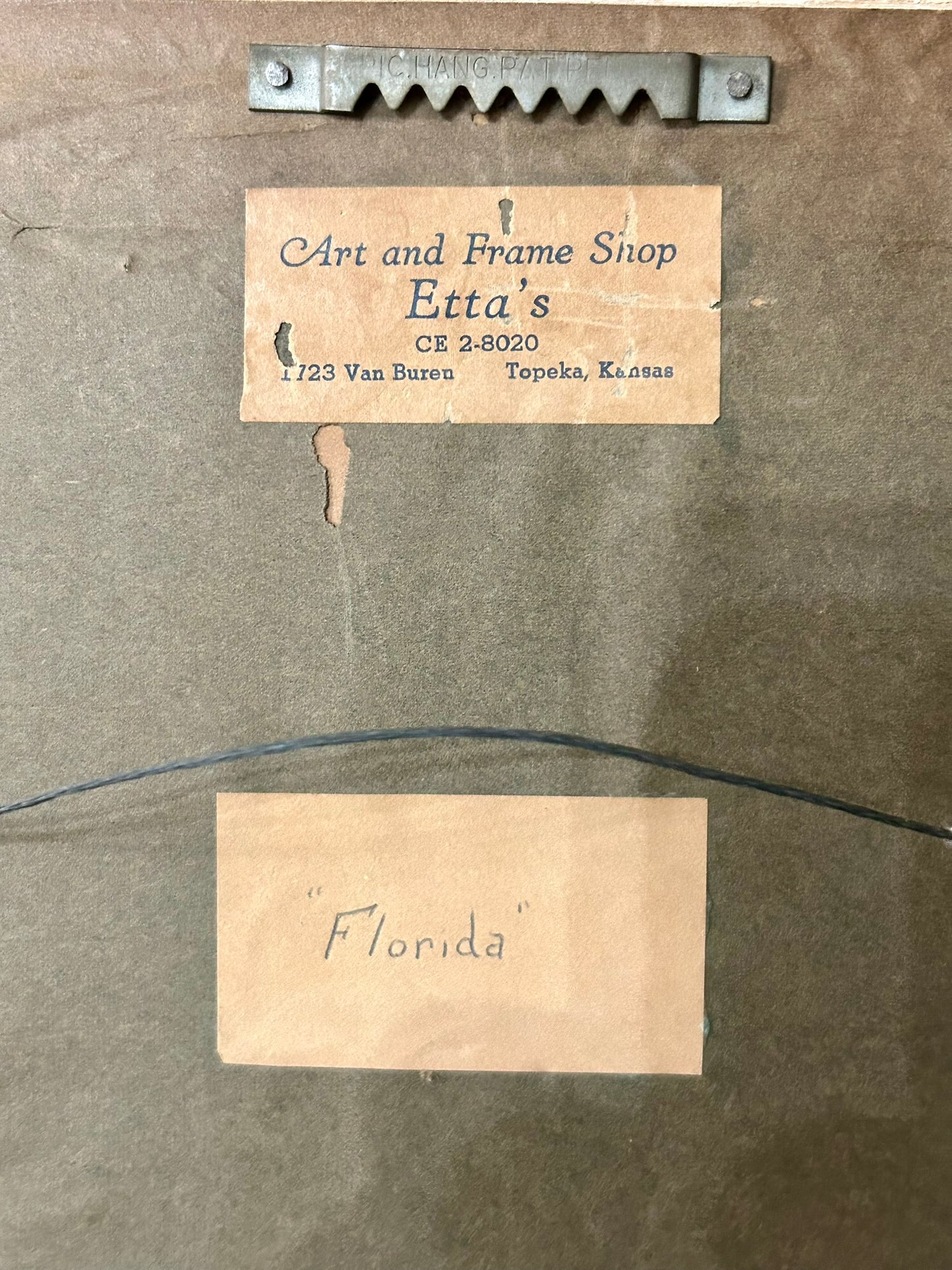LESTER A. GILLETTE 1855-1940 - KANSAS, MASS. AND OHIO ARTIST FLORIDA PAINTING