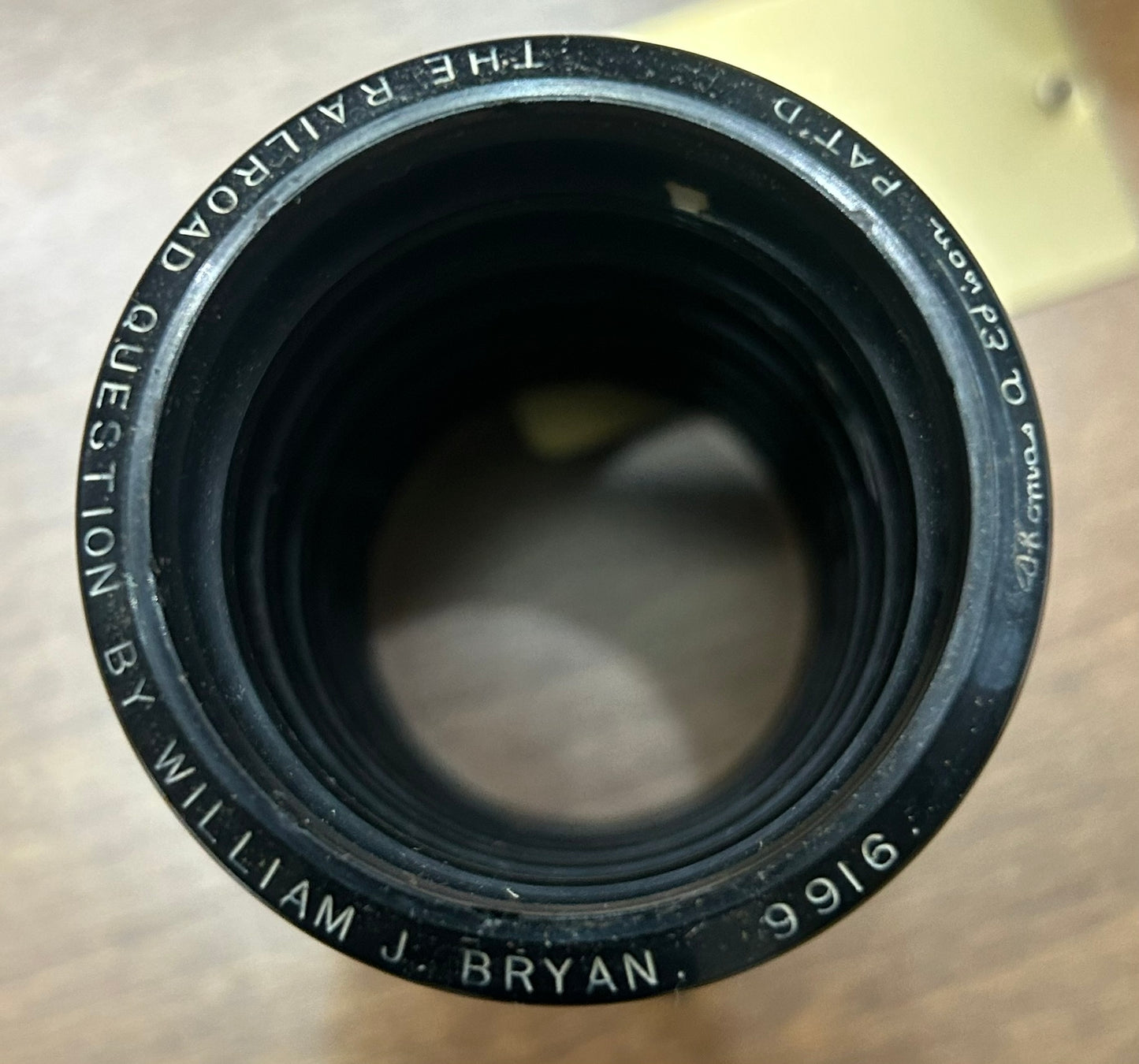 RARE WILLIAM JENNINGS BRYAN CYLINDER RECORD RECORDING