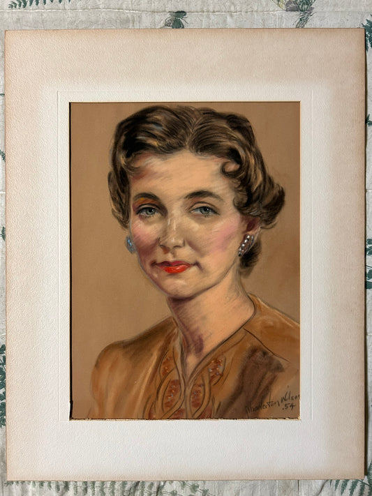 BLACK ARTIST CHARLESTON WILSON PORTRAIT OF LADY