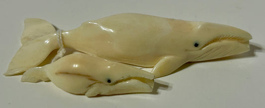 WALRUS IVORY CARVED PR. OF WALES
