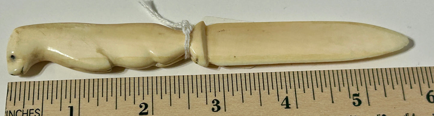 WALRUS IVORY POLAR BEAR DESIGN LETTER OPENER