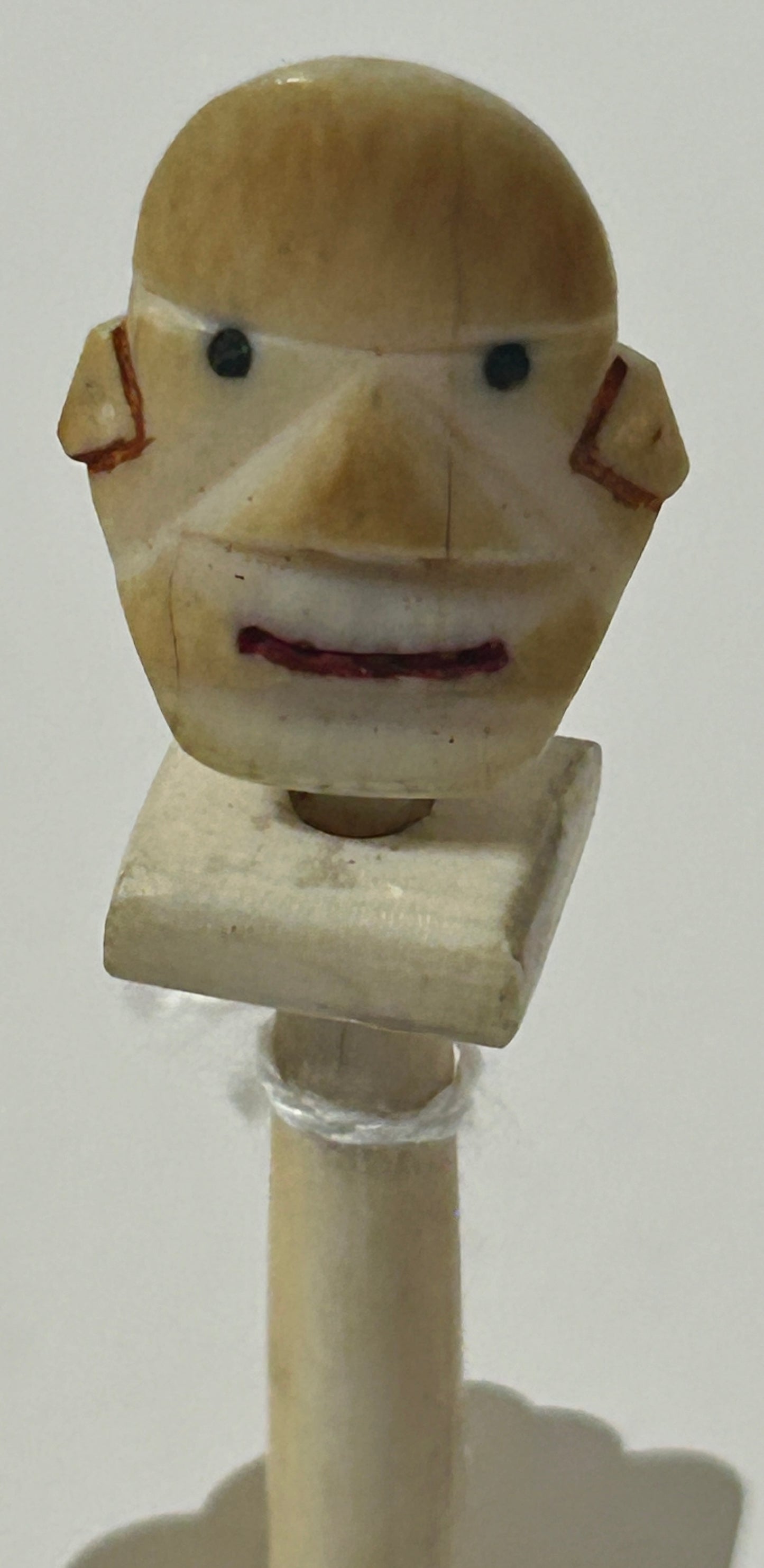 WALRUS IVORY CARVED PIPE TAMPER