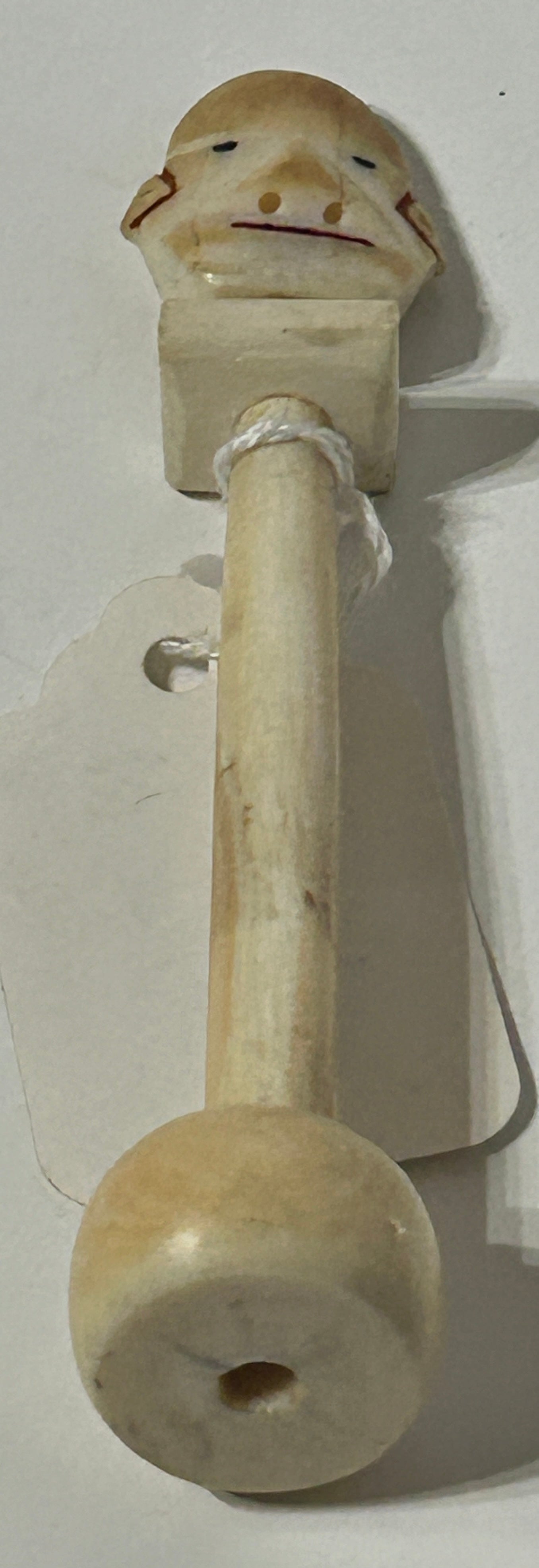 WALRUS IVORY CARVED PIPE TAMPER