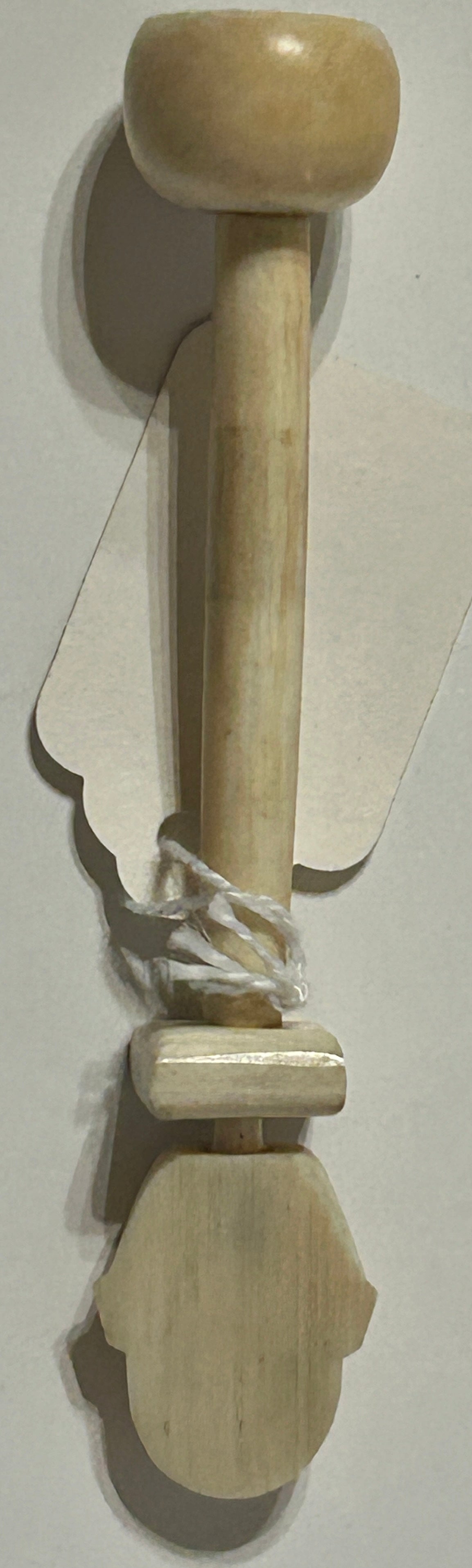 WALRUS IVORY CARVED PIPE TAMPER