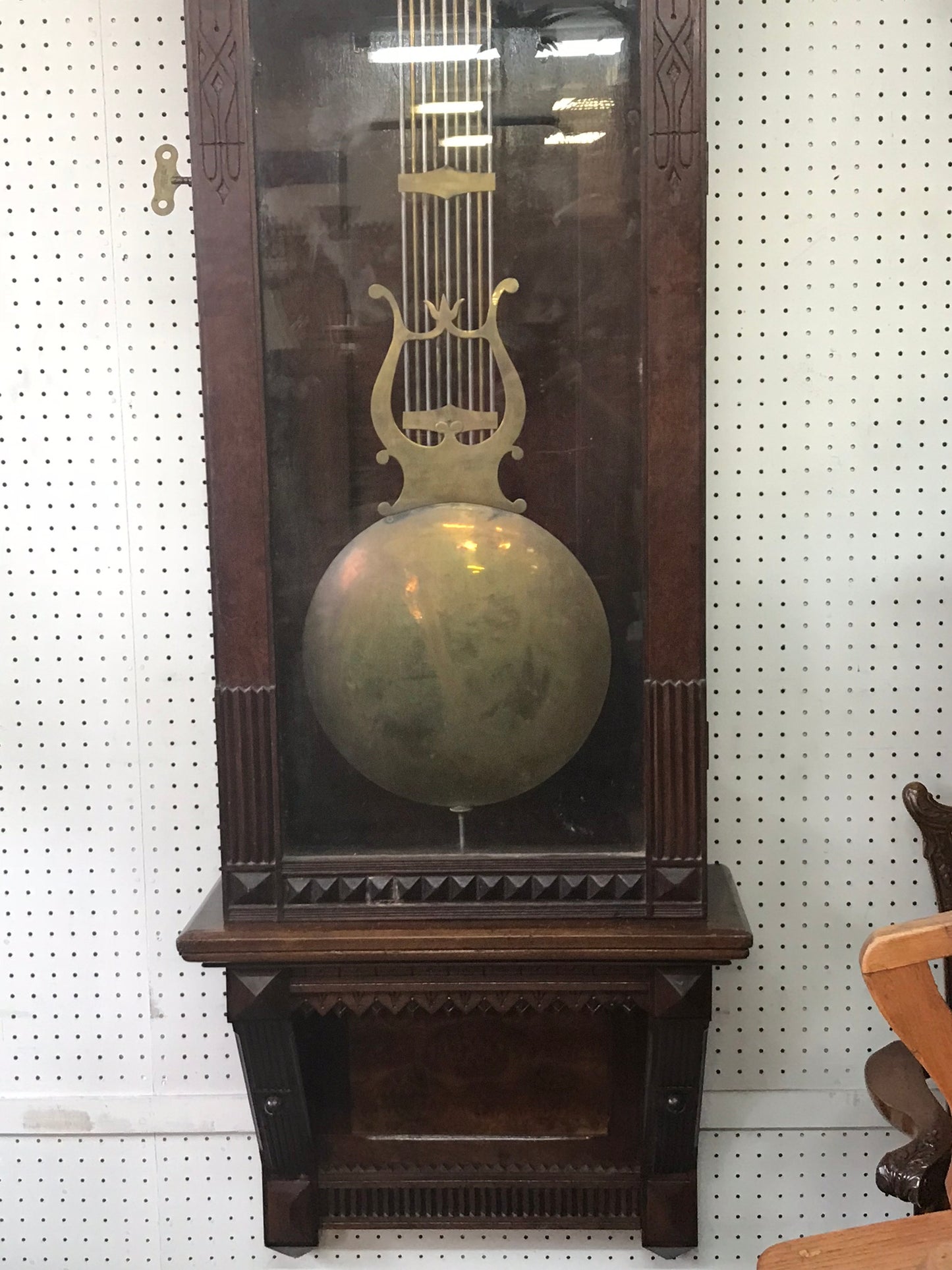 LARGE GILBERT JEWELER's REGULATOR WALL CLOCK