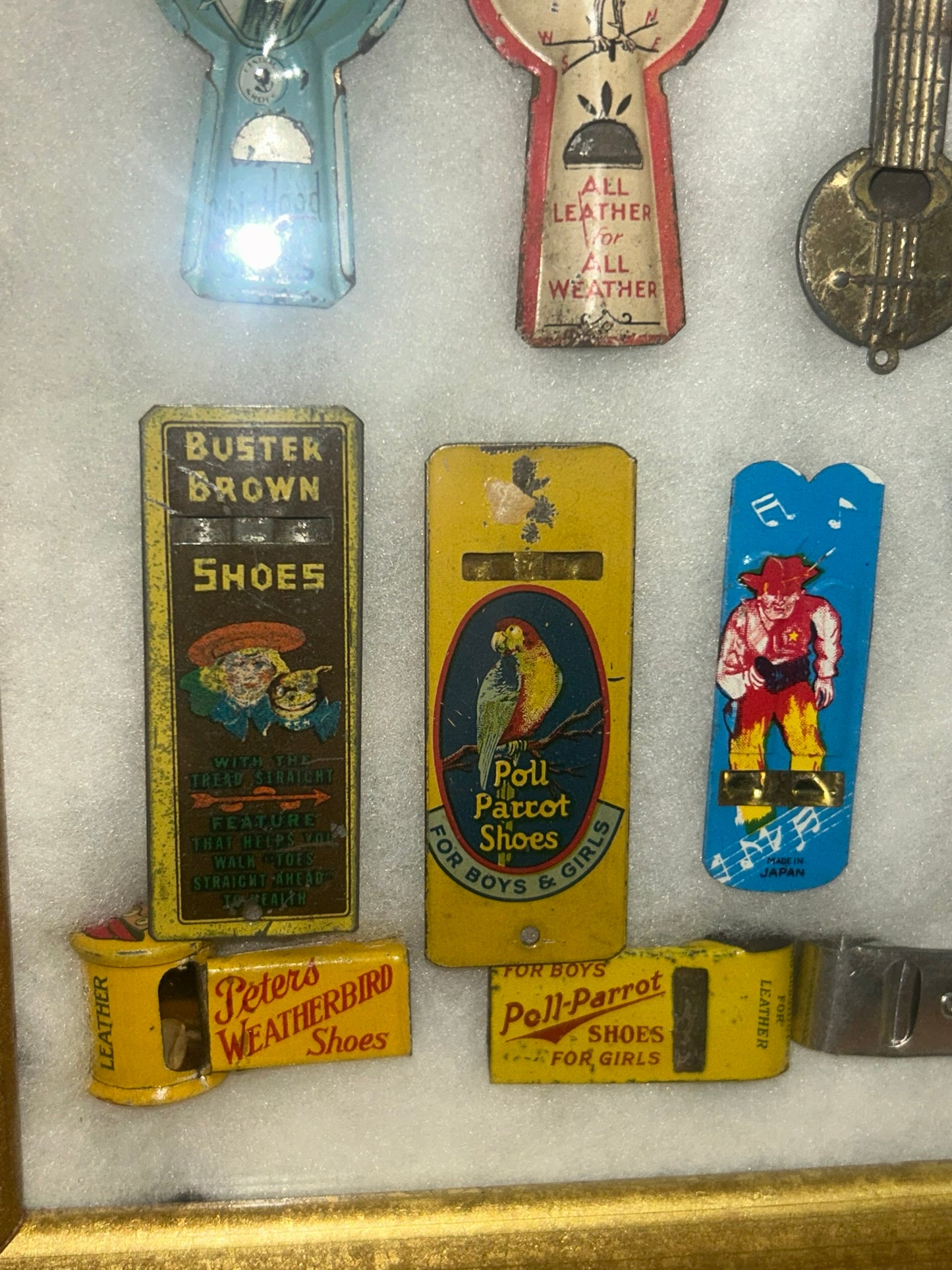 GROUP OF TOY ADVERTISING WHISTLES