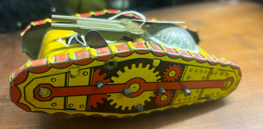 MARX TOY TIN WIND UP TOY TANK