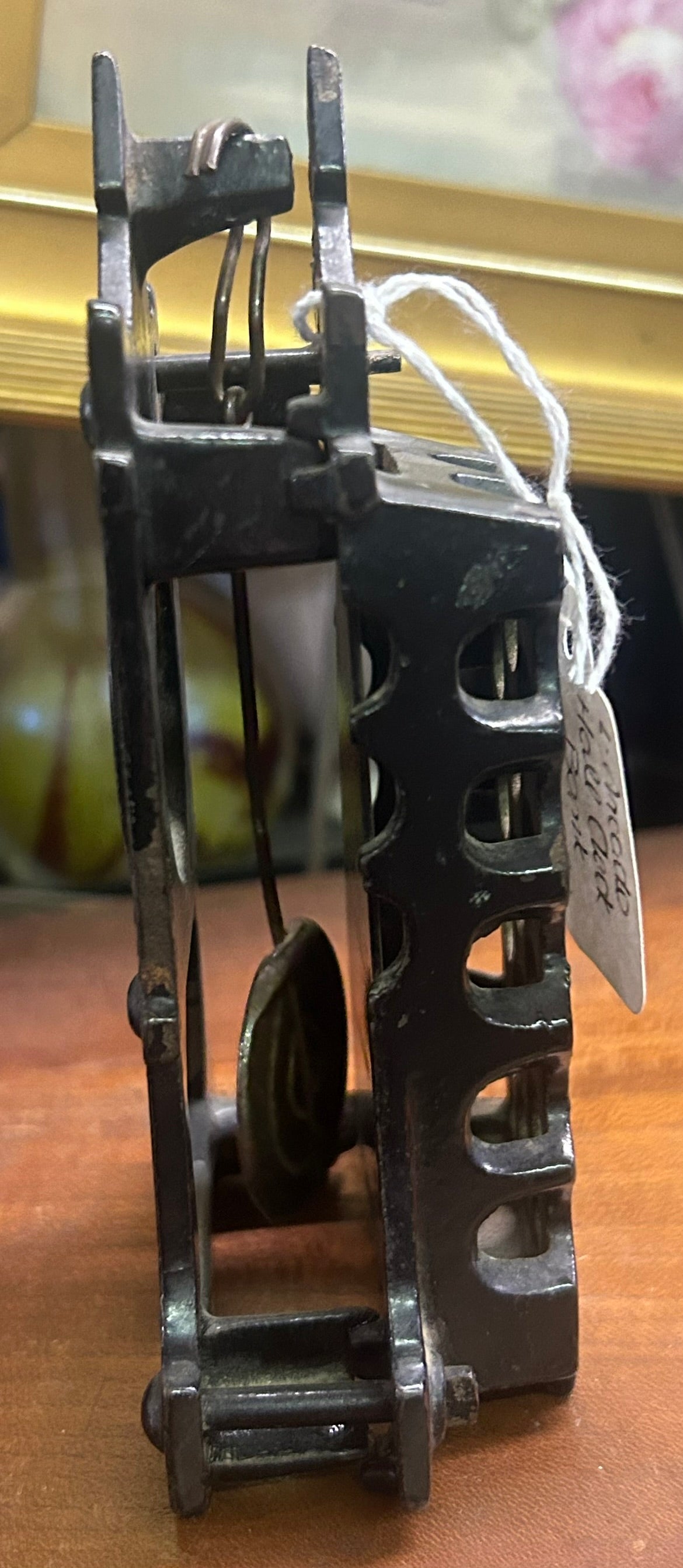 ARCADE HALL CLOCK CAST IRON TOY STILL BANK