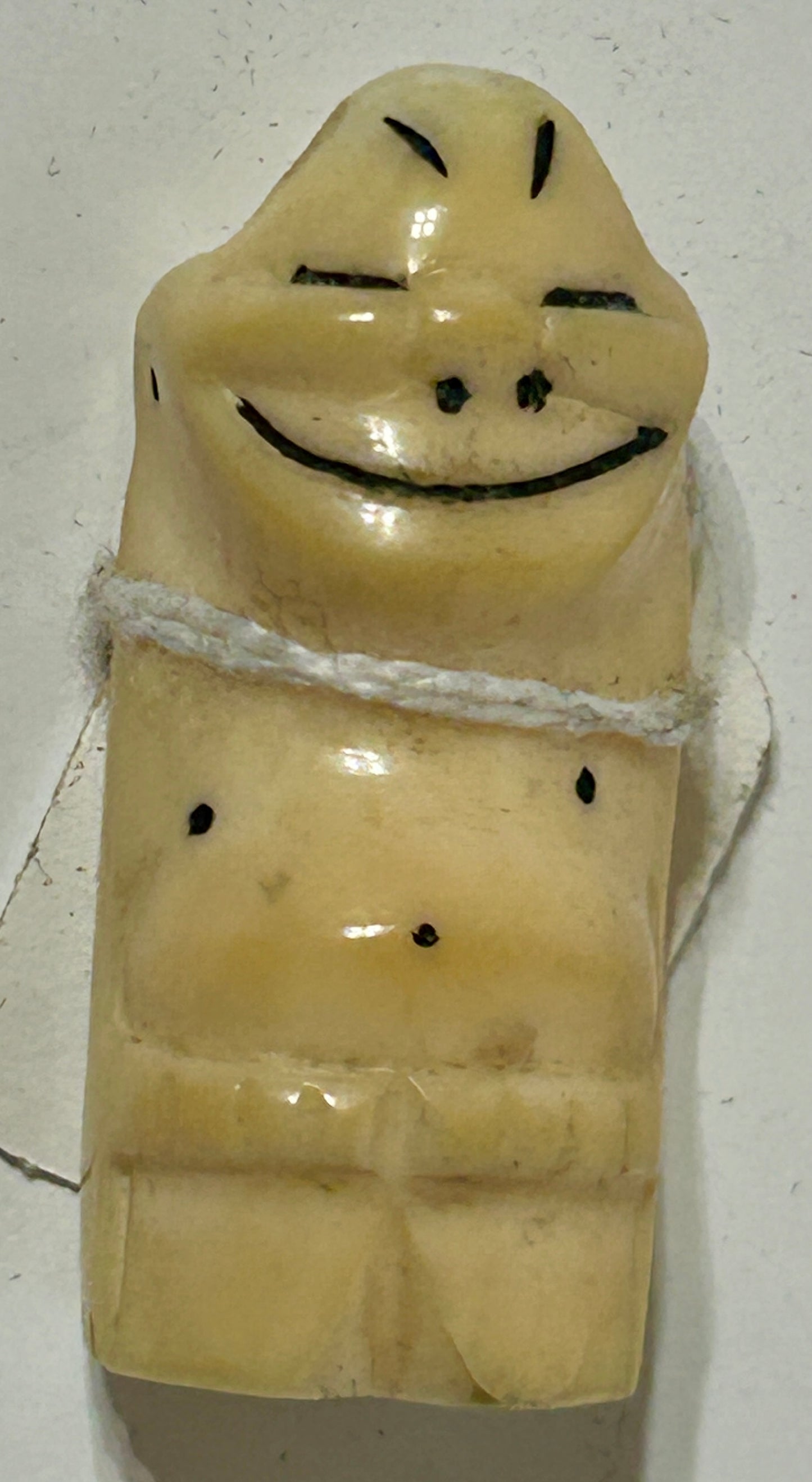 WALRUS IVORY SMALL CARVED BILLIKEN