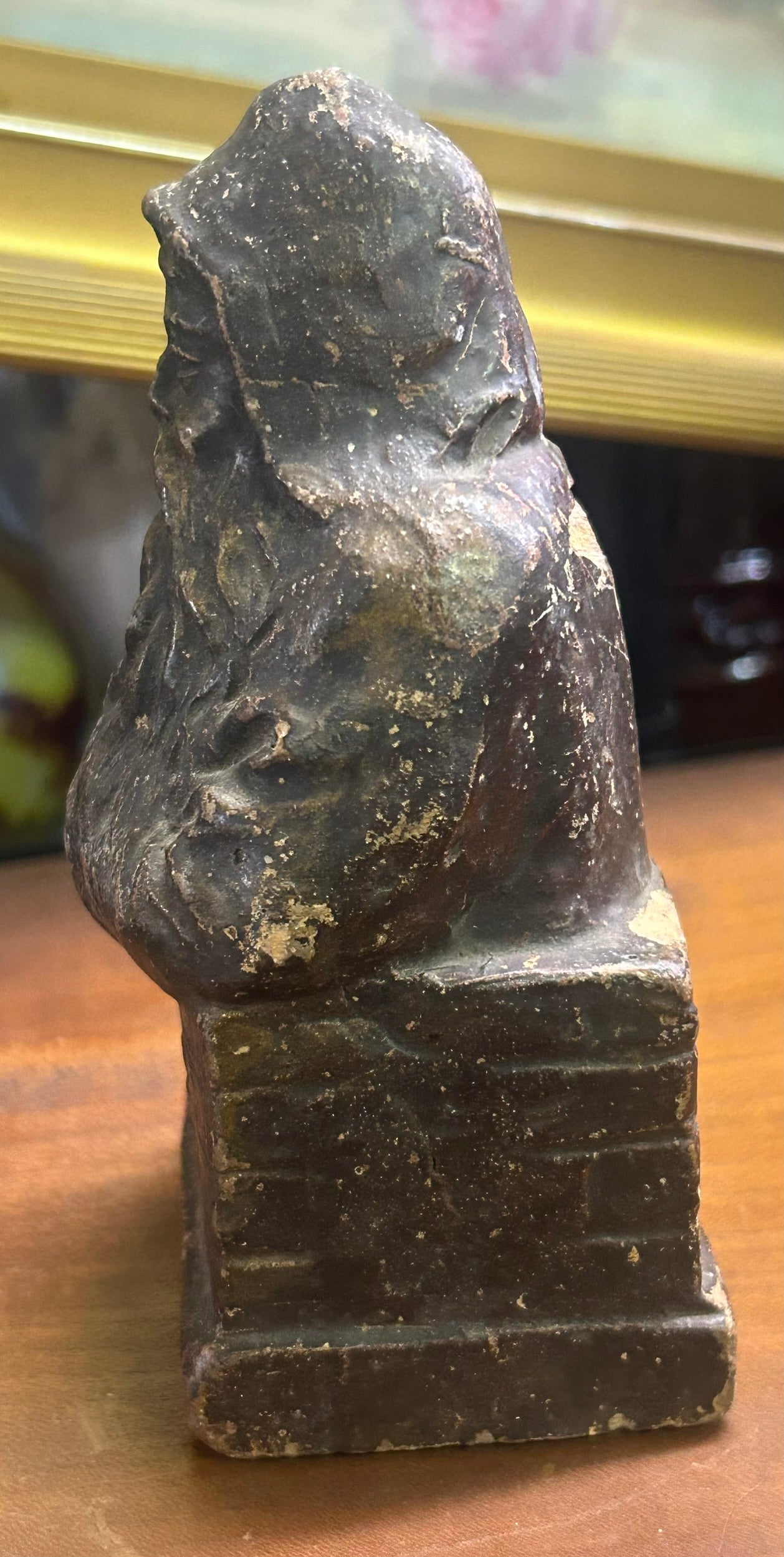 SANTA CLAUS 1800'S POTTERY RARE STILL BANK